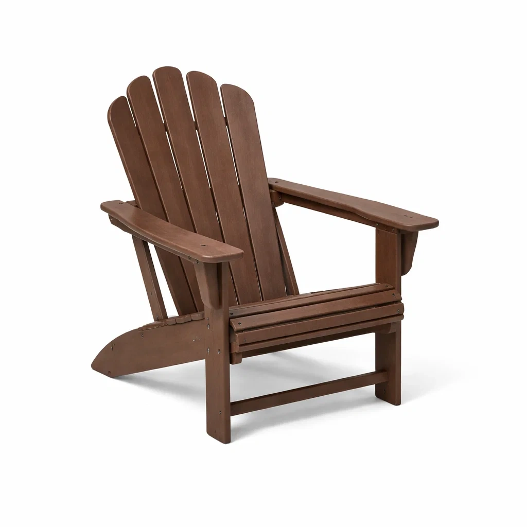 Holz Adirondack Stuhl Braun-Furniavexo