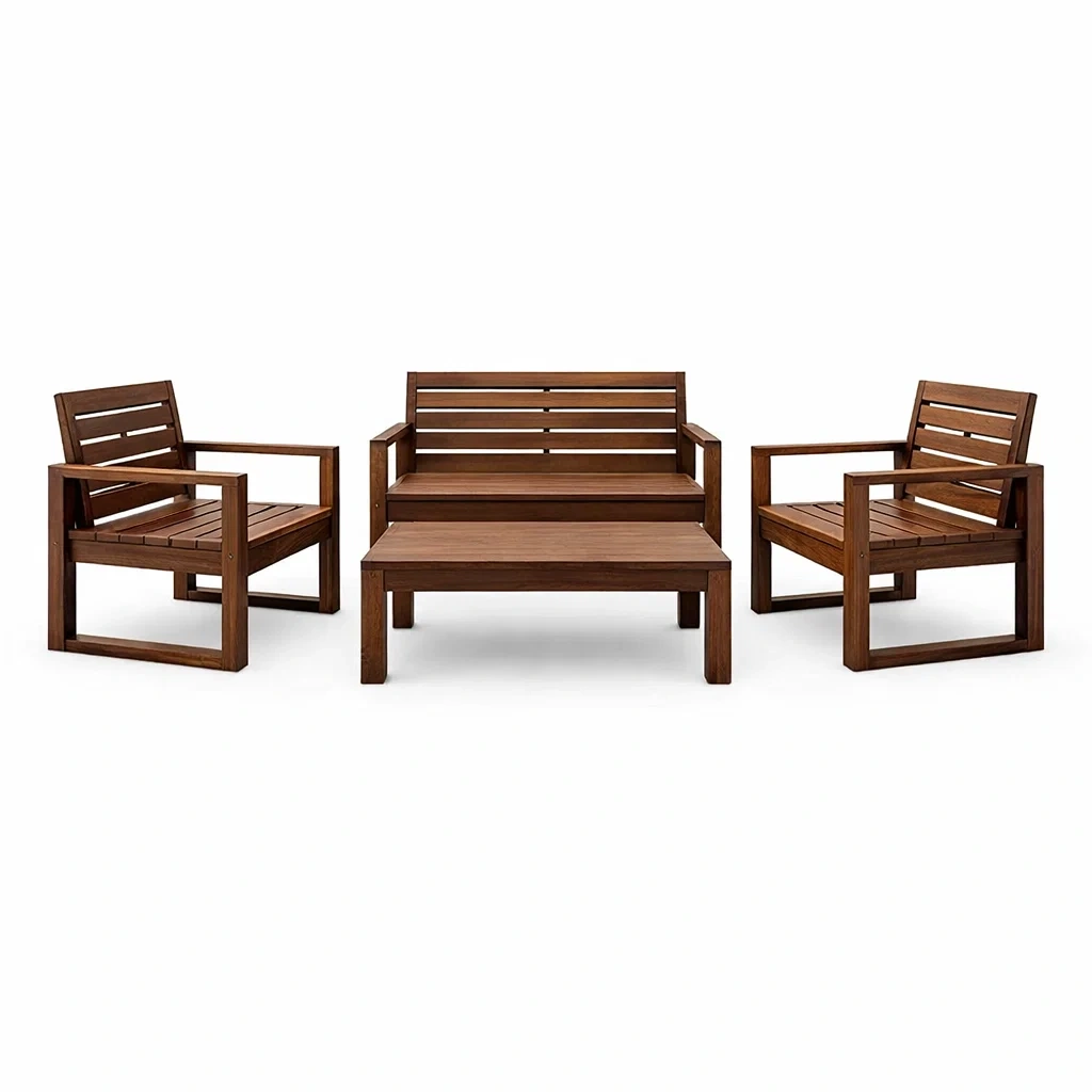 Gartenmöbel Set Akazienholz Braun-Furniavexo