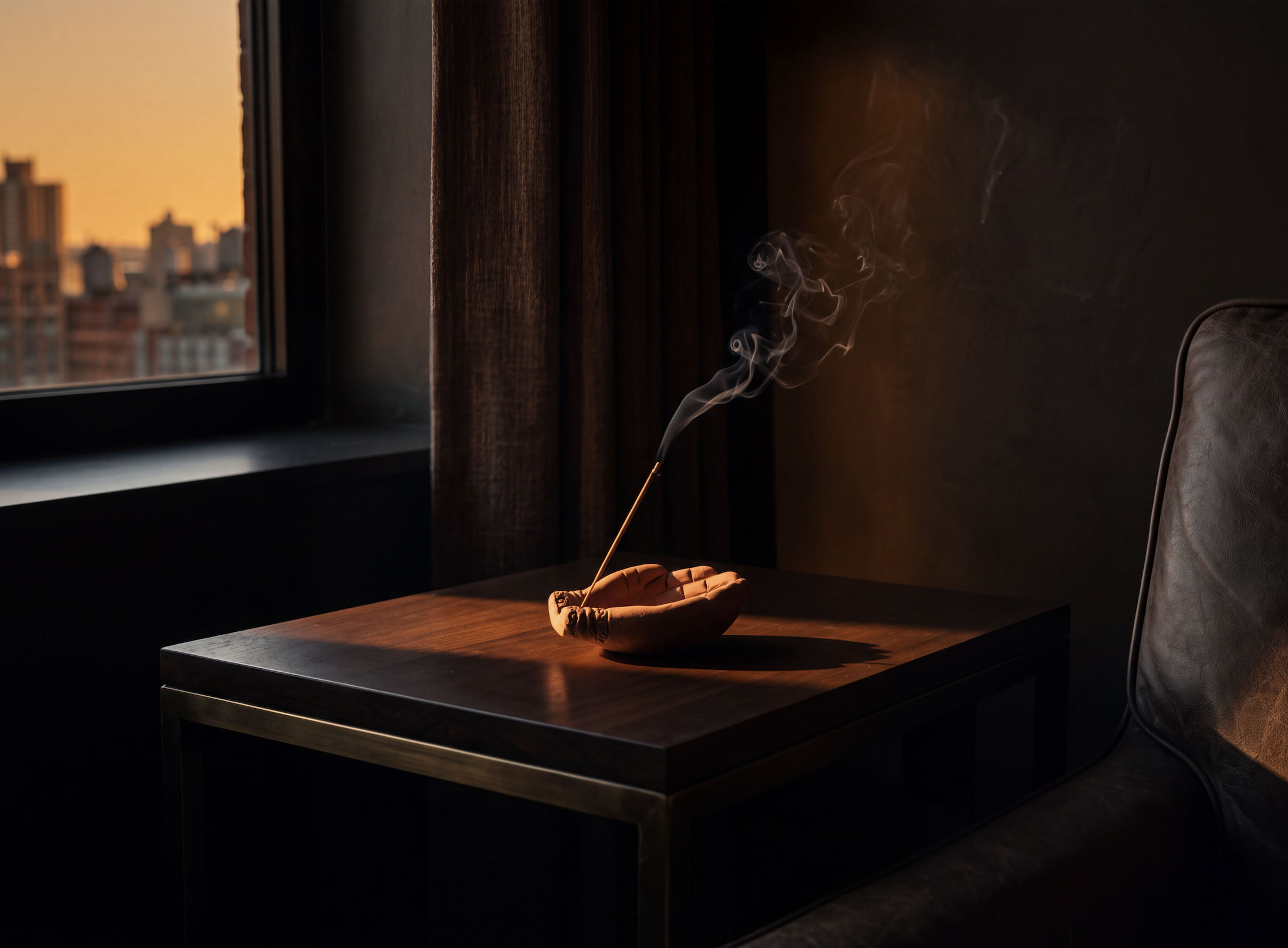 Nyang Dey No. 30 Monk Made Premium High Altitude Floral Incense & Handmade Incense Holder