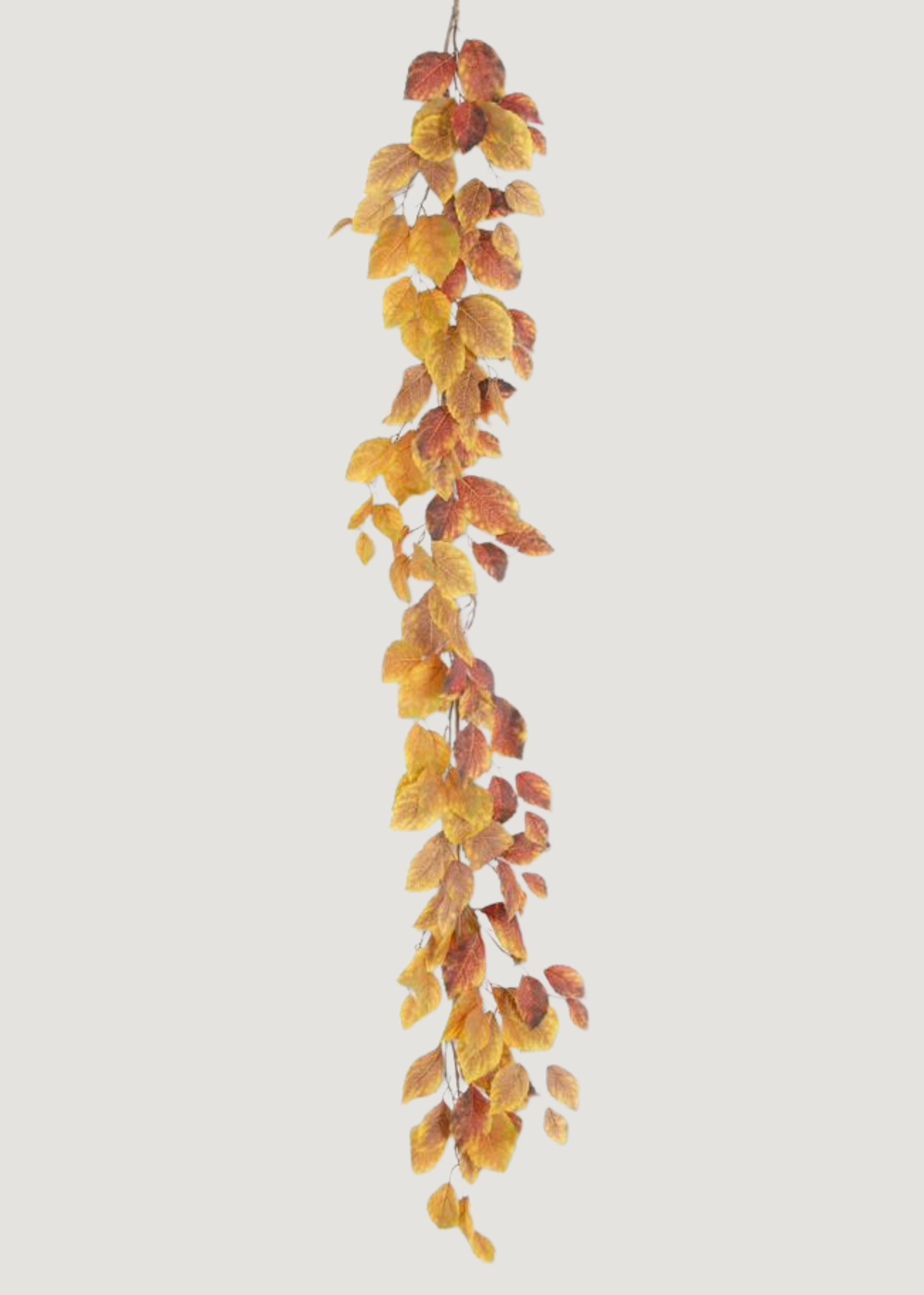 ellow Artificial Birch Leaf Garland