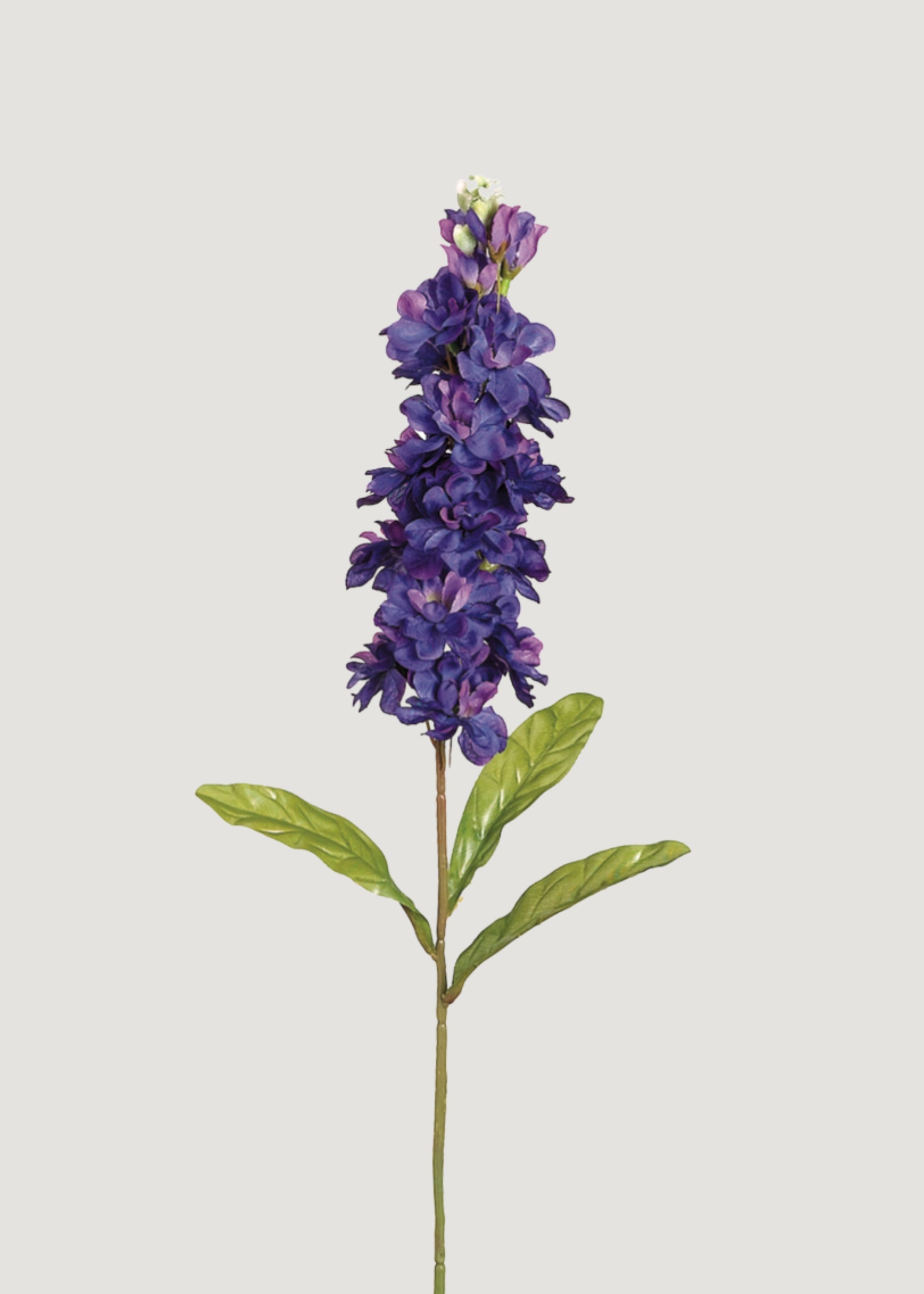 Faux Stock Flower in Purple