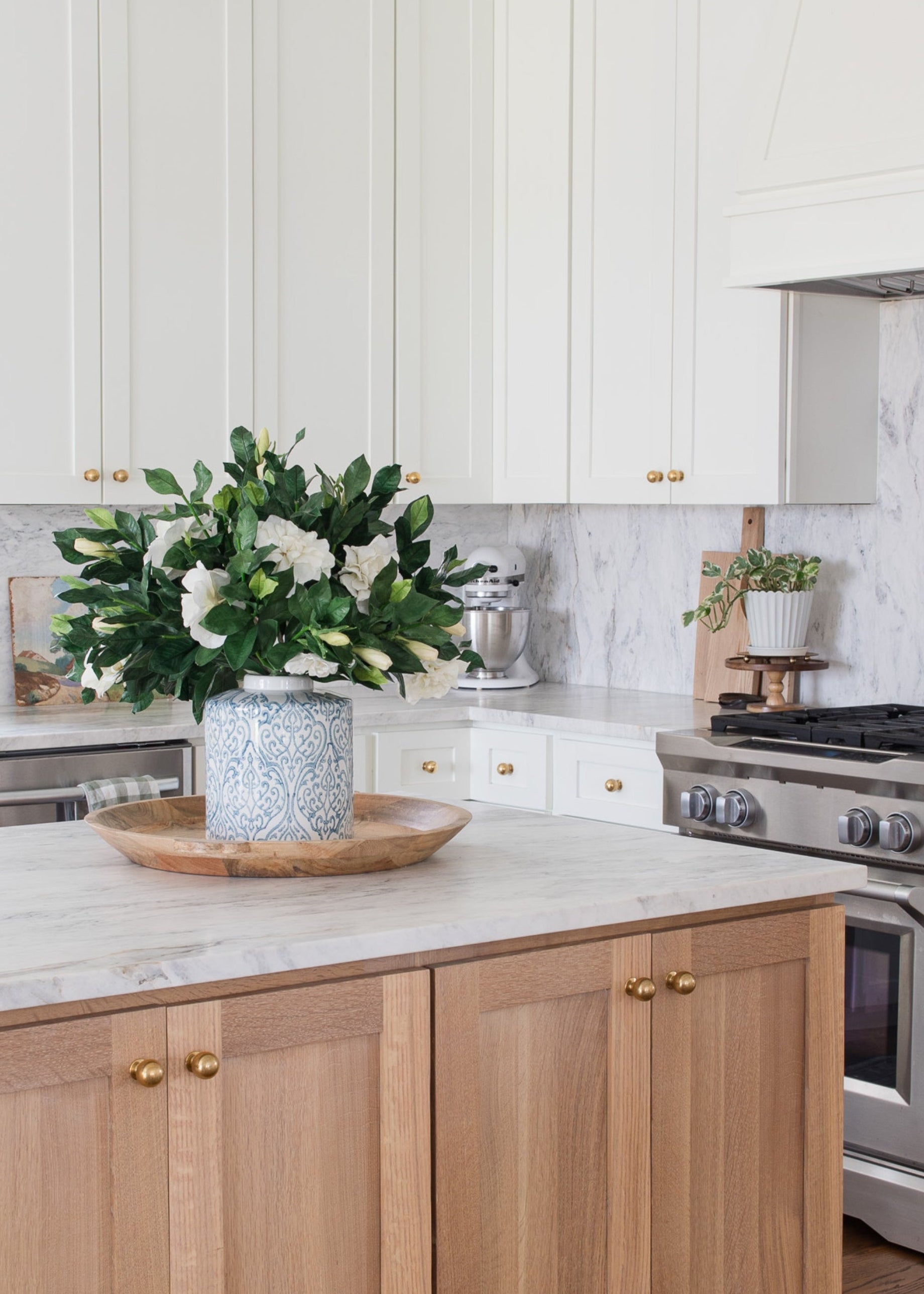 Arranged Gardenia Faux Flowers