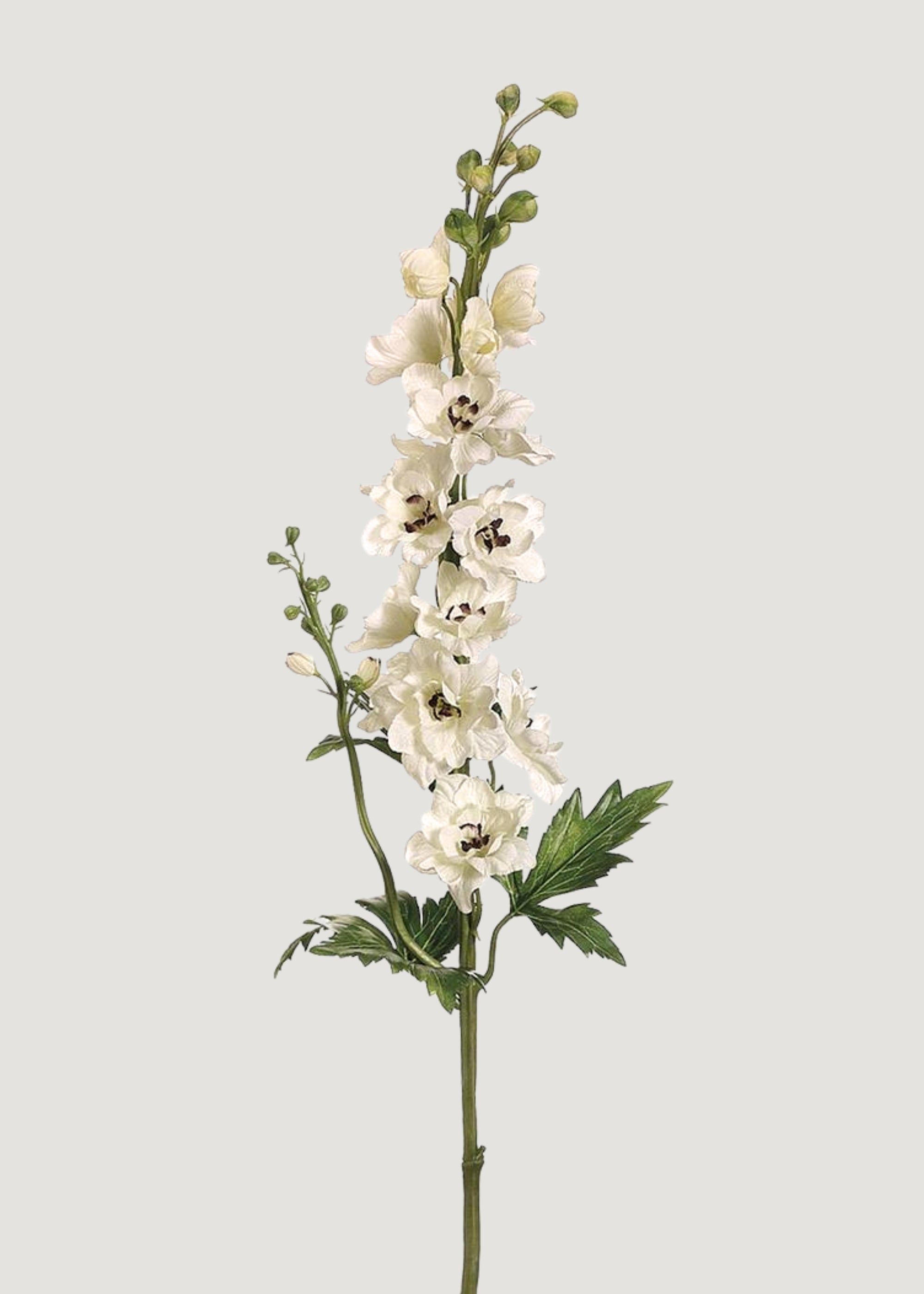 Tall Cream Artificial Delphinium