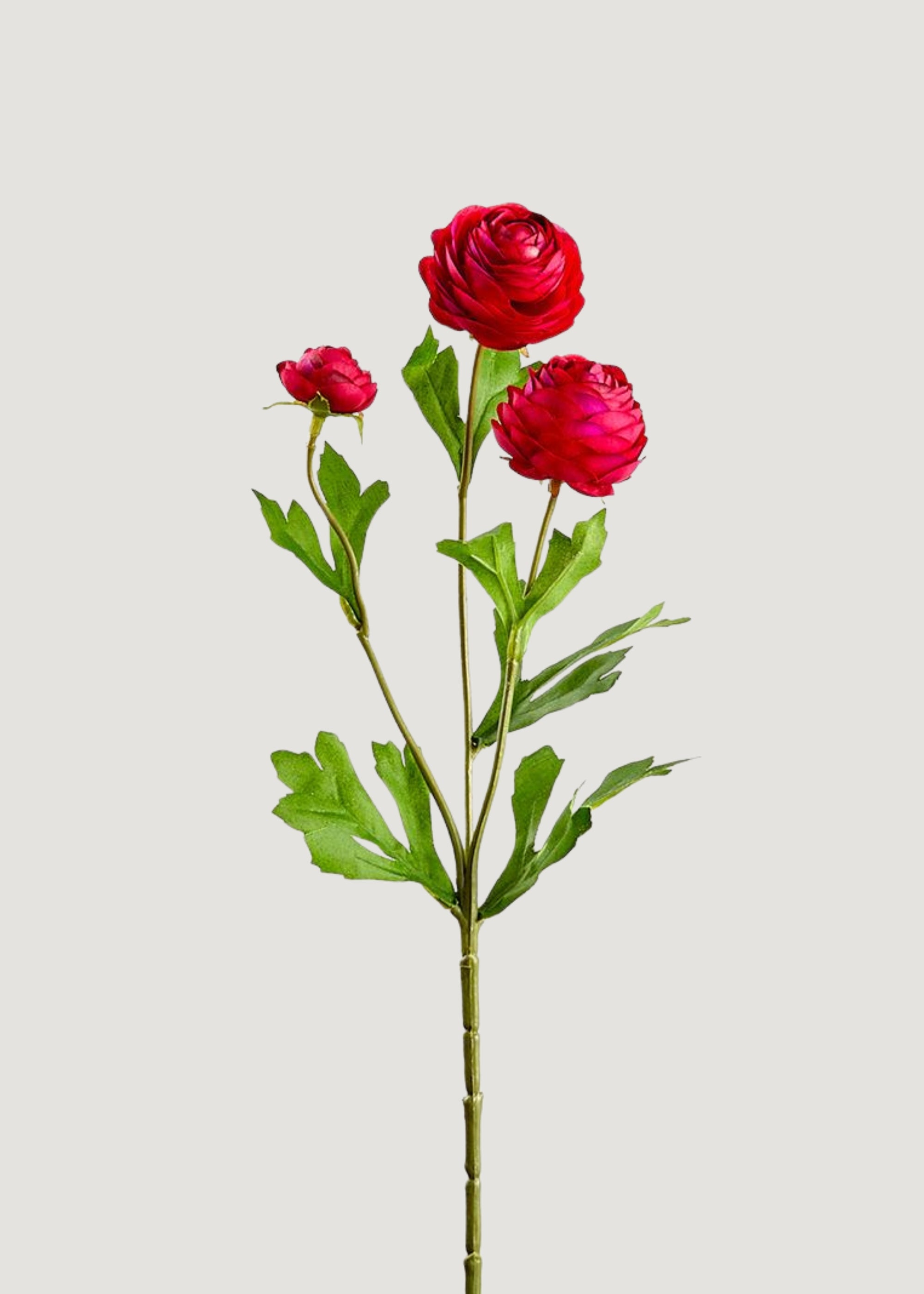 Faux Fuchsia Mini Ranunculus