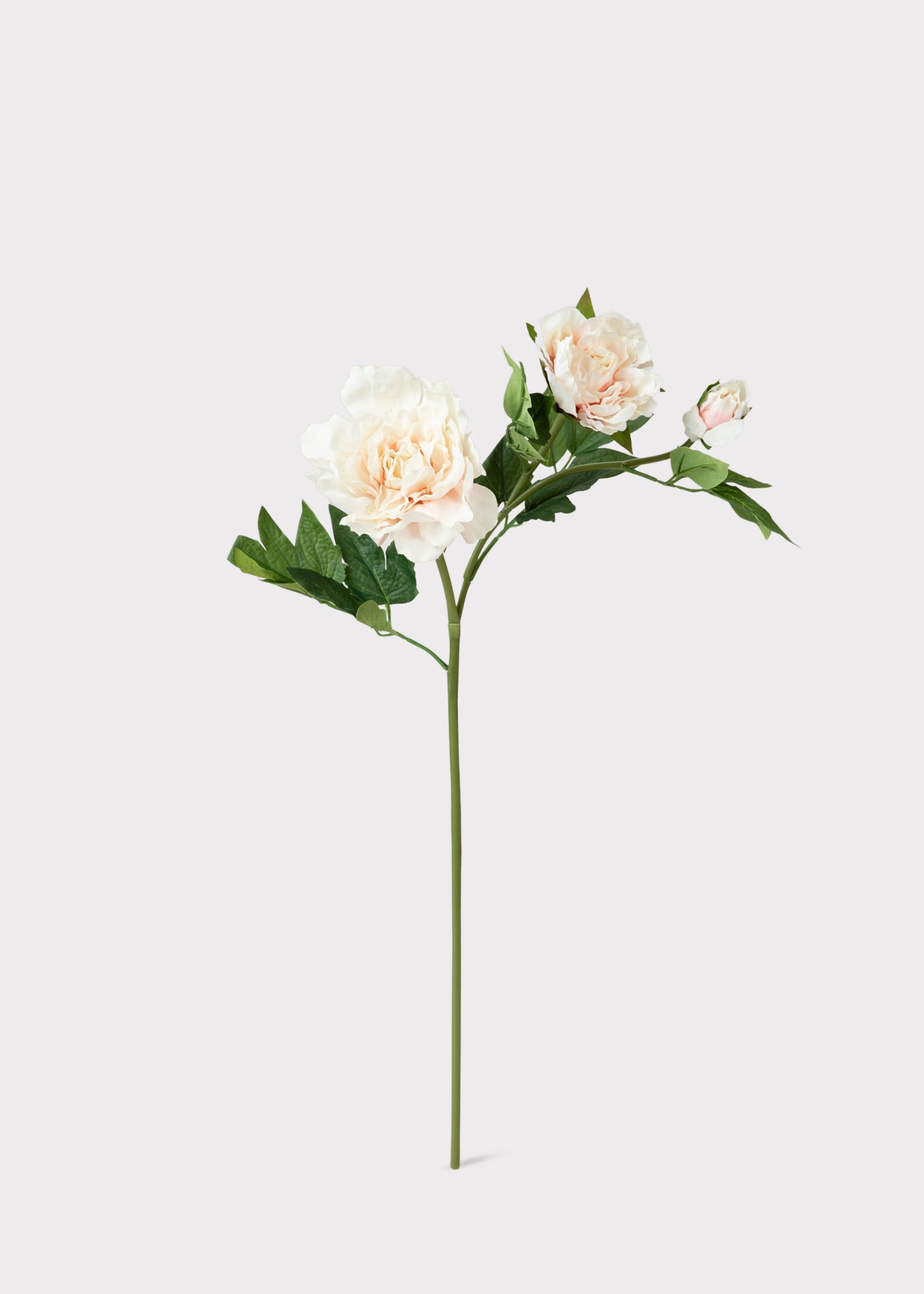 Faux Peony Spray