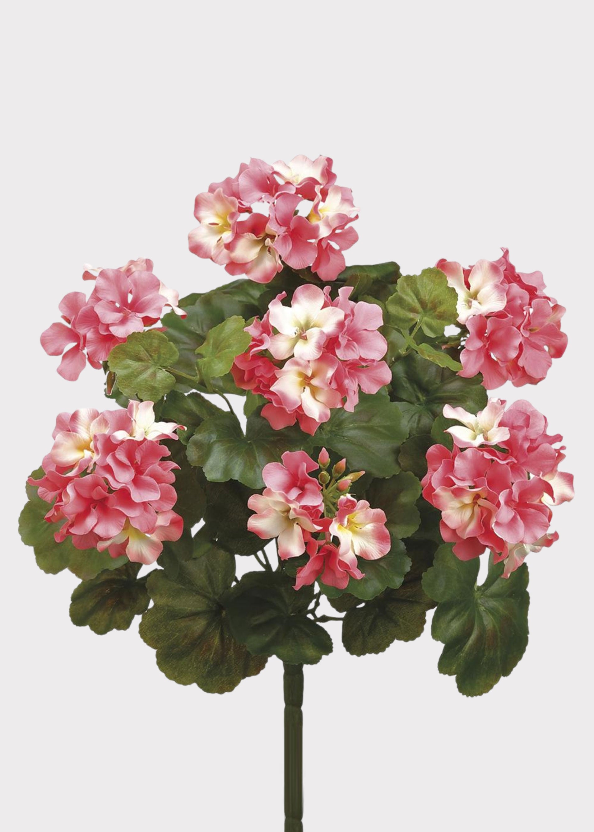 Fake Pink Geranium Bush