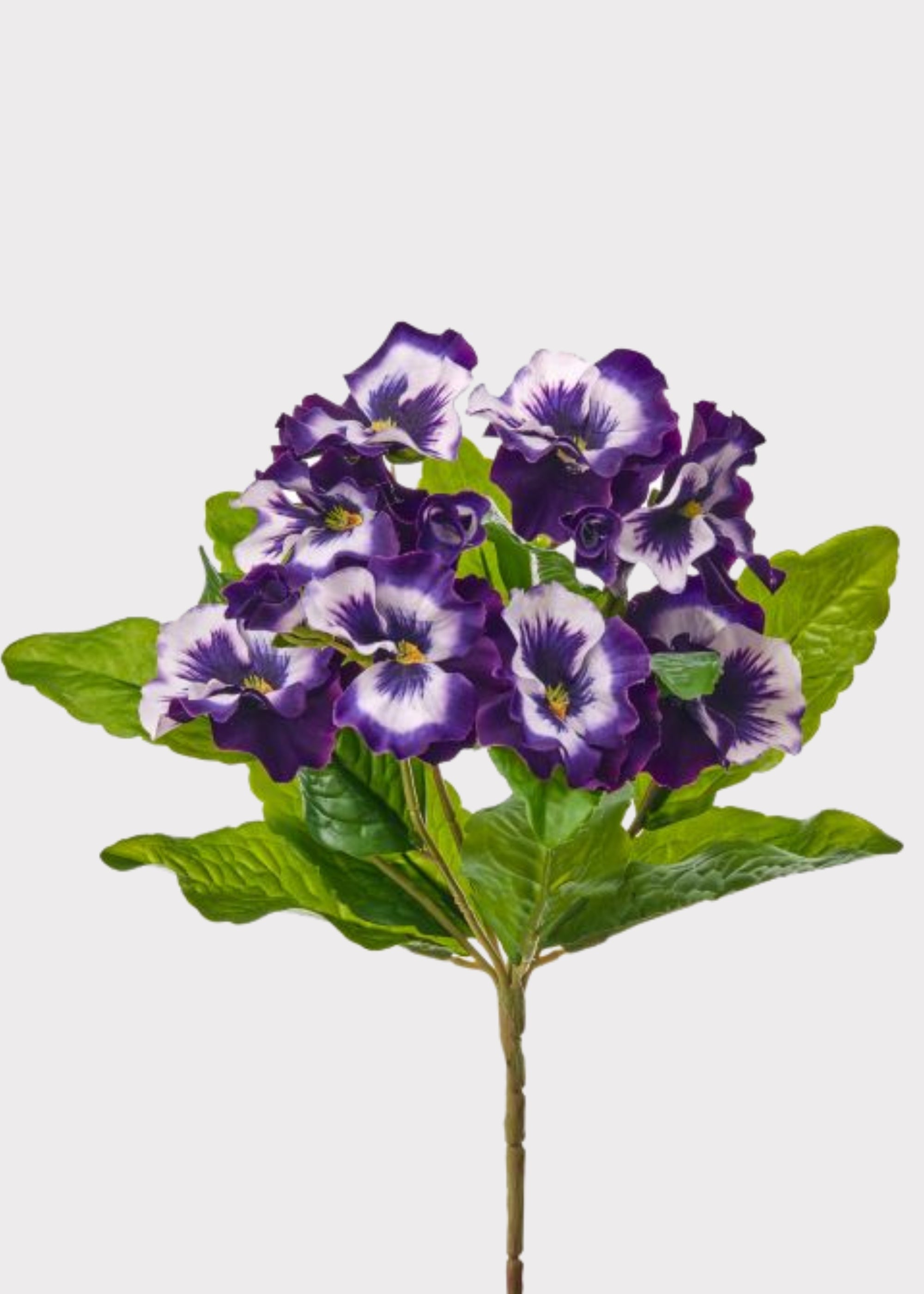 Faux Purple Pansy