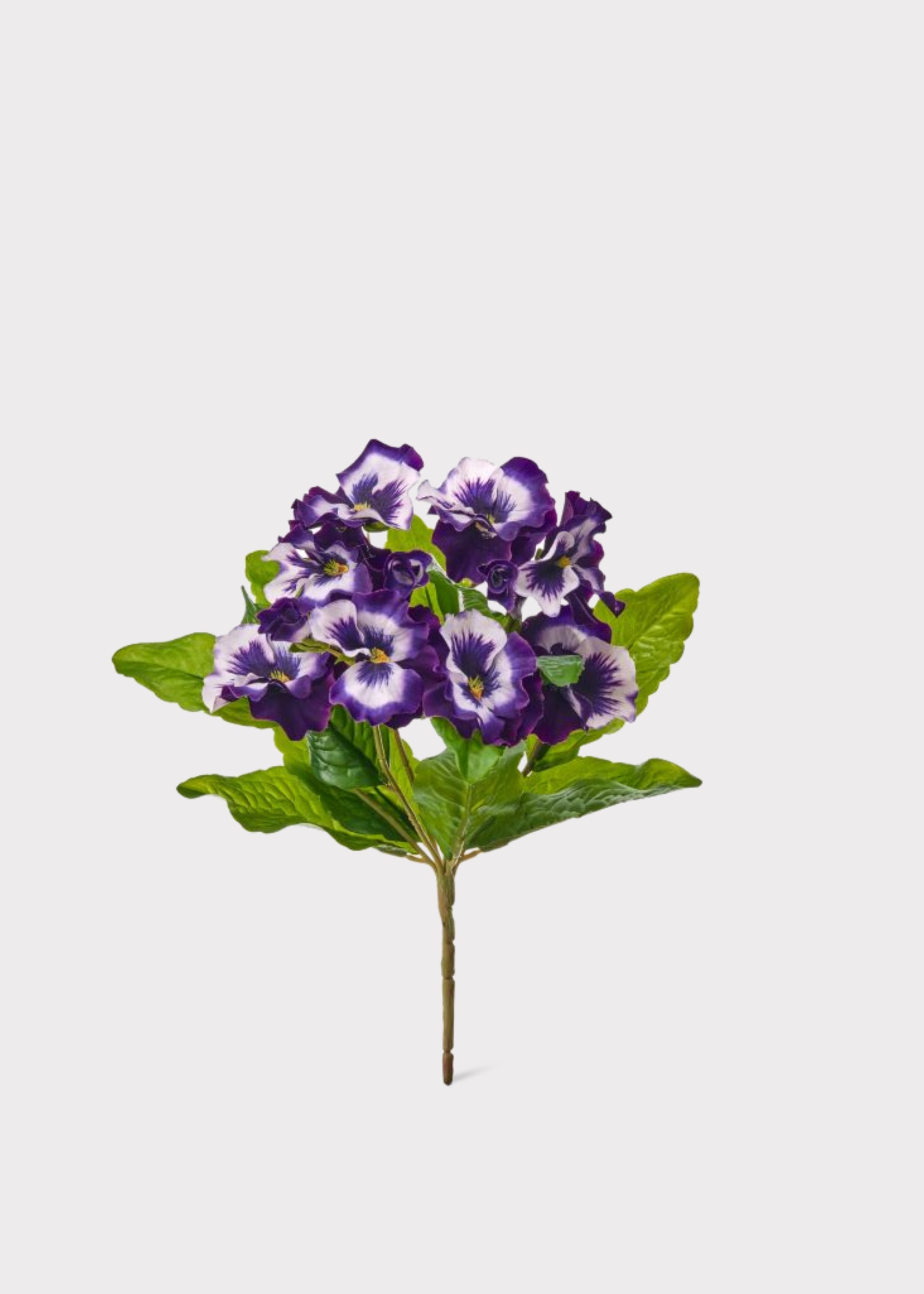 Artificial Purple Pansy Bush