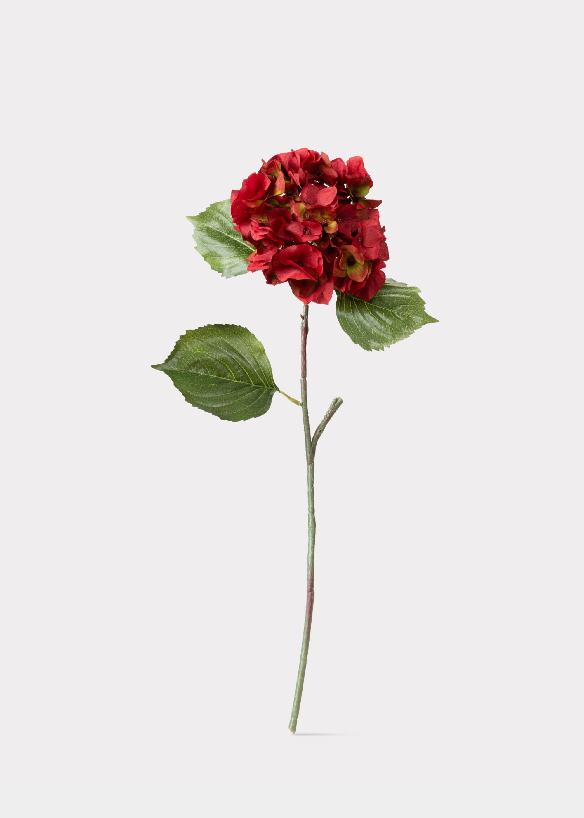 Red Faux Hydrangea