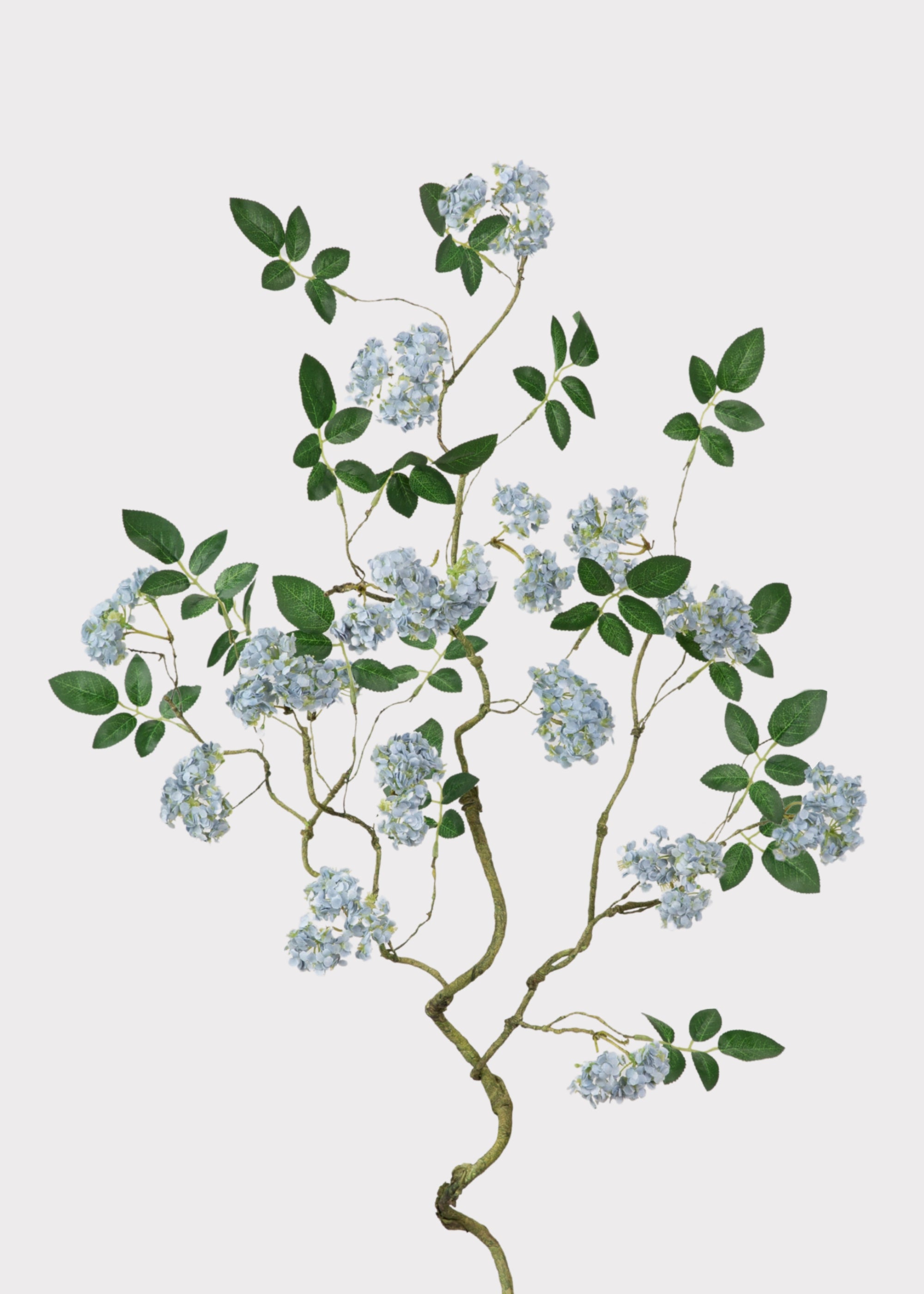 Blue Artificial Blossom Flower Branch