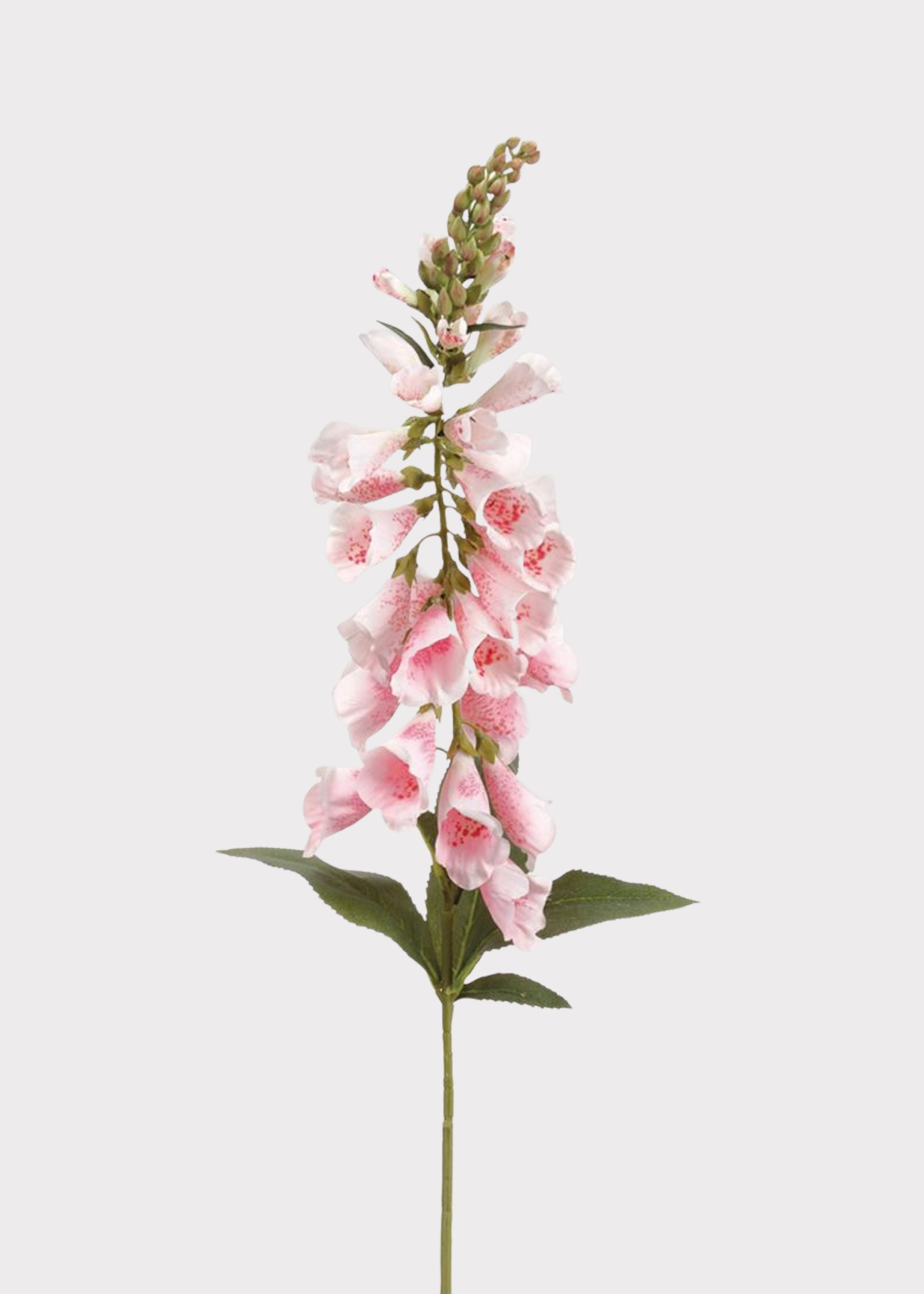 Pink Artificial Foxglove Flower Branch