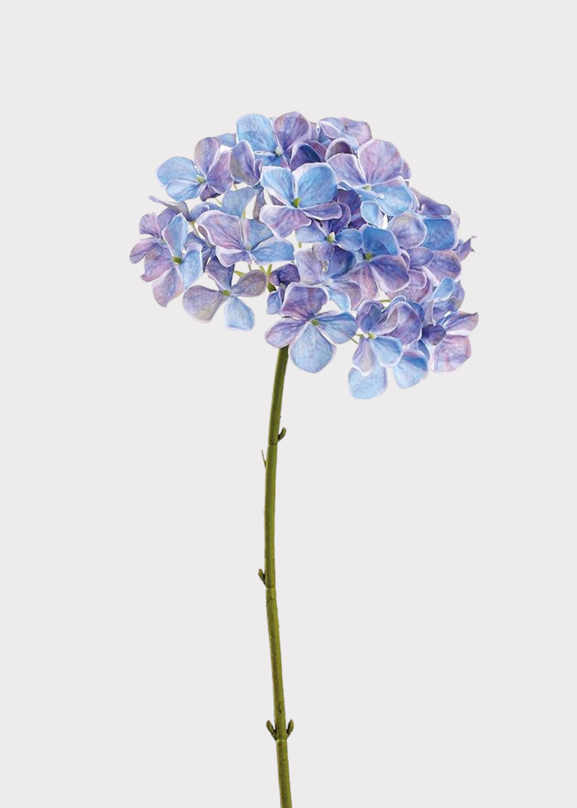 Blue Watercolor Fake Hydrangea