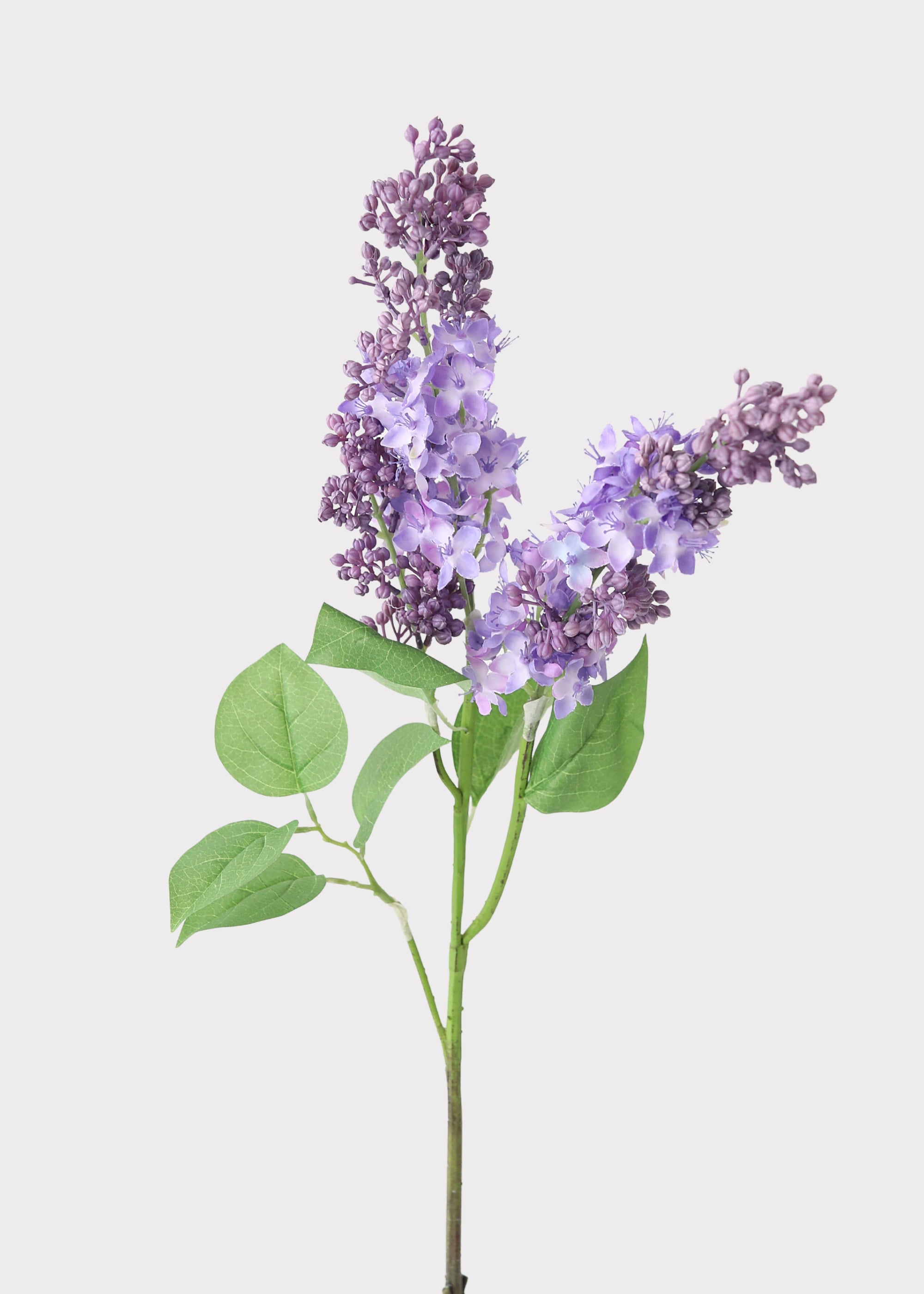 Fake Spring Flowers Lilac Stem in Purple at Afloral