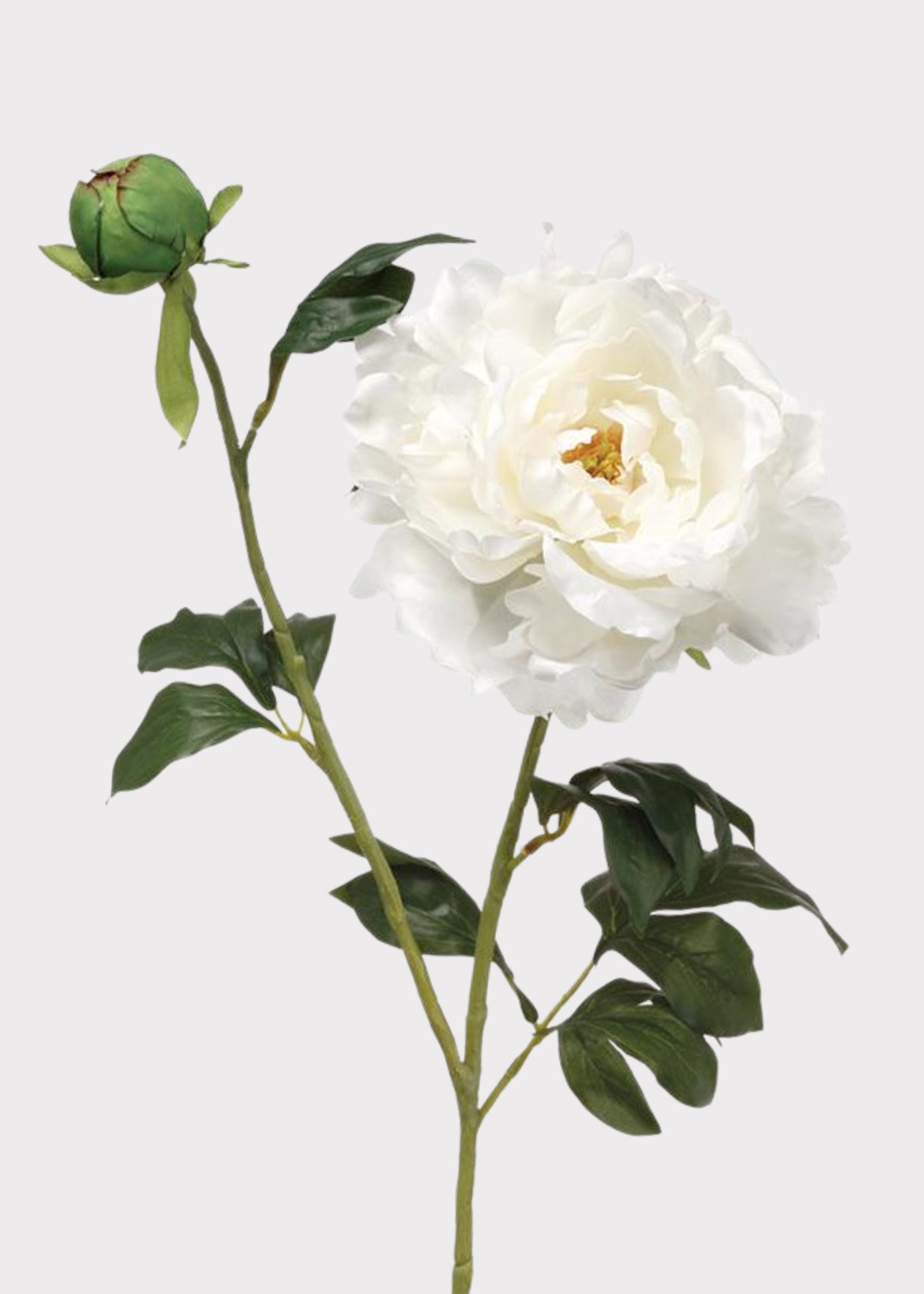 White Fake Flower Peony