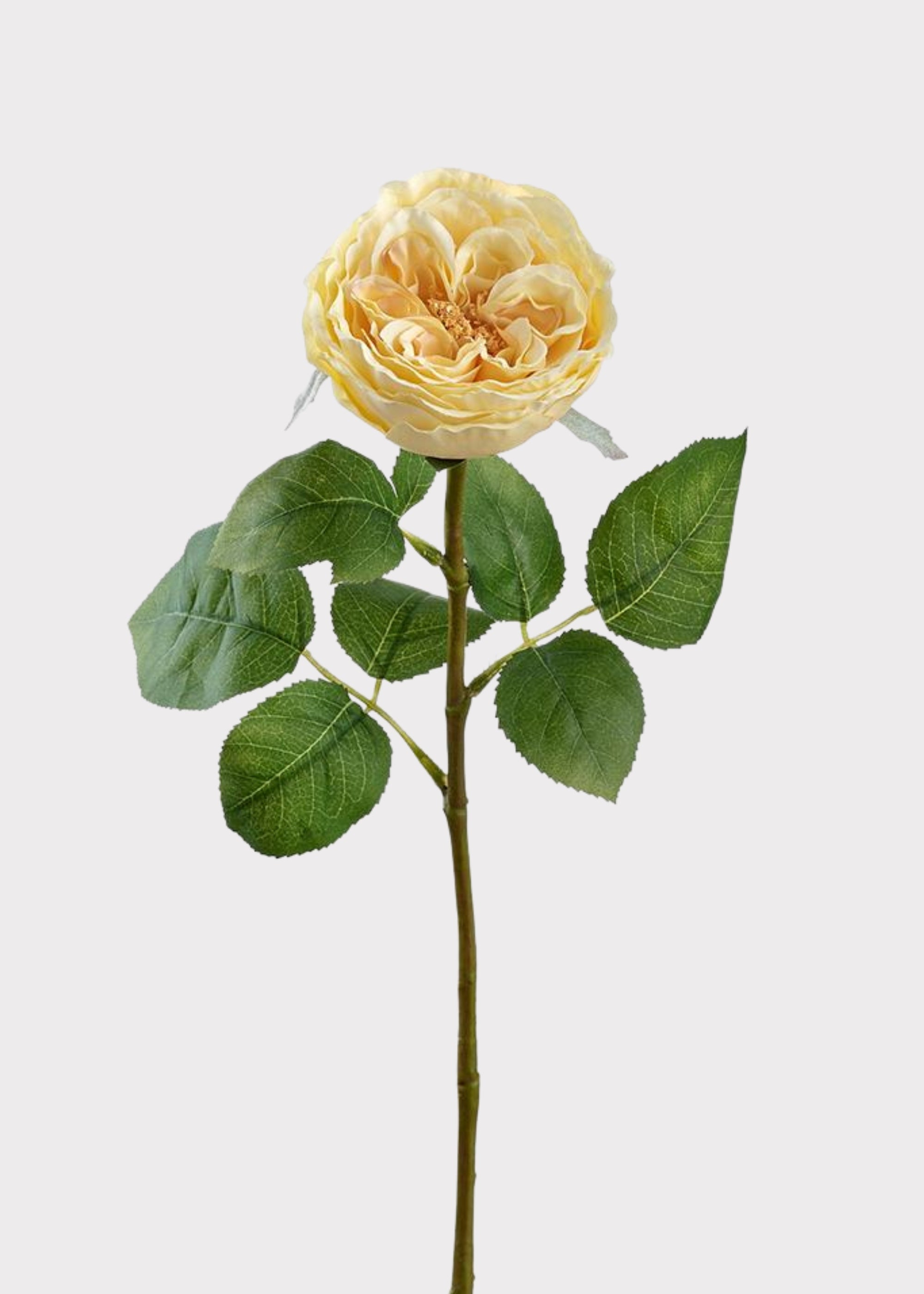 Fake Flower Rose in Yellow