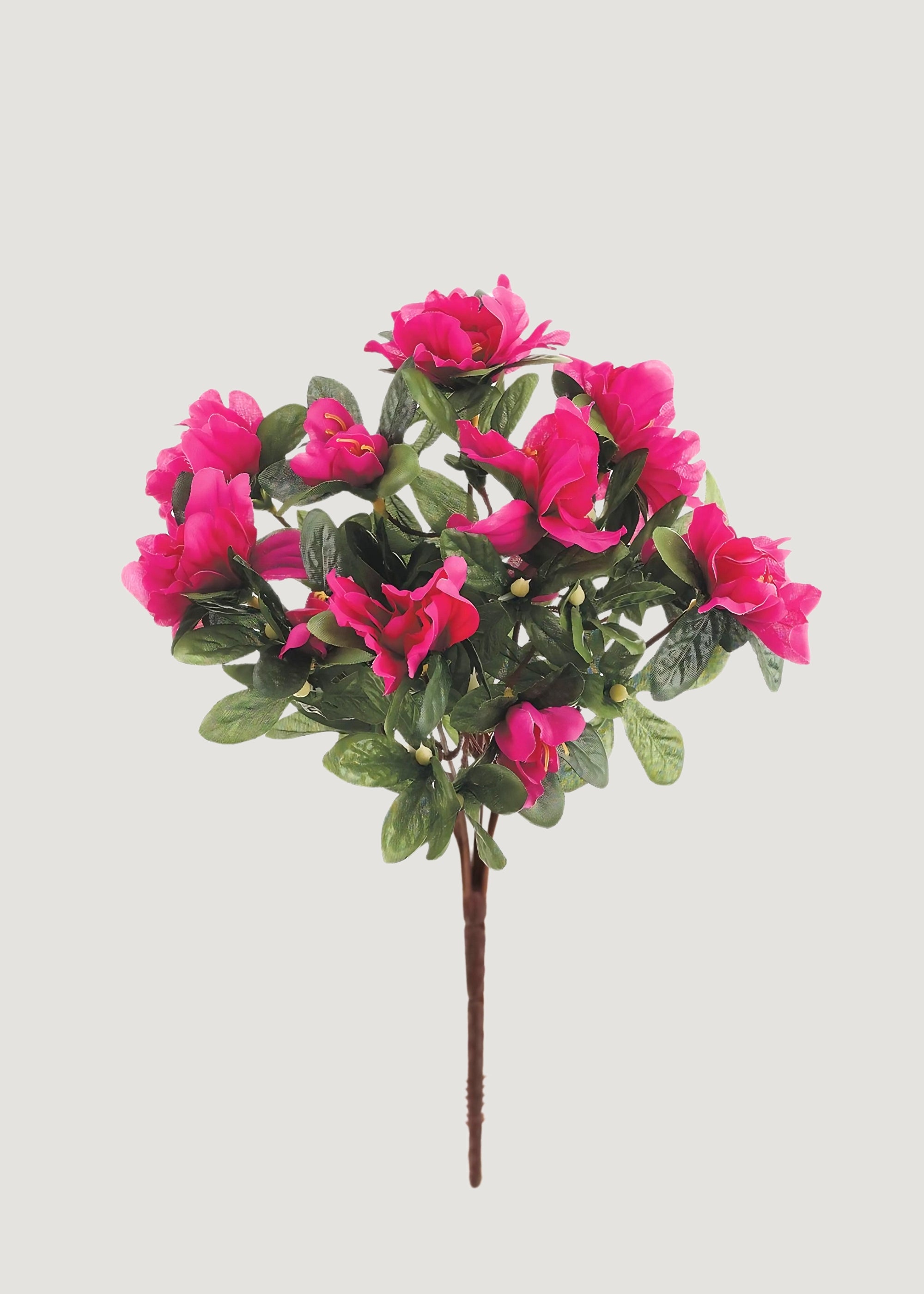 Artificial Azalea Flower Bush in Fuchsia