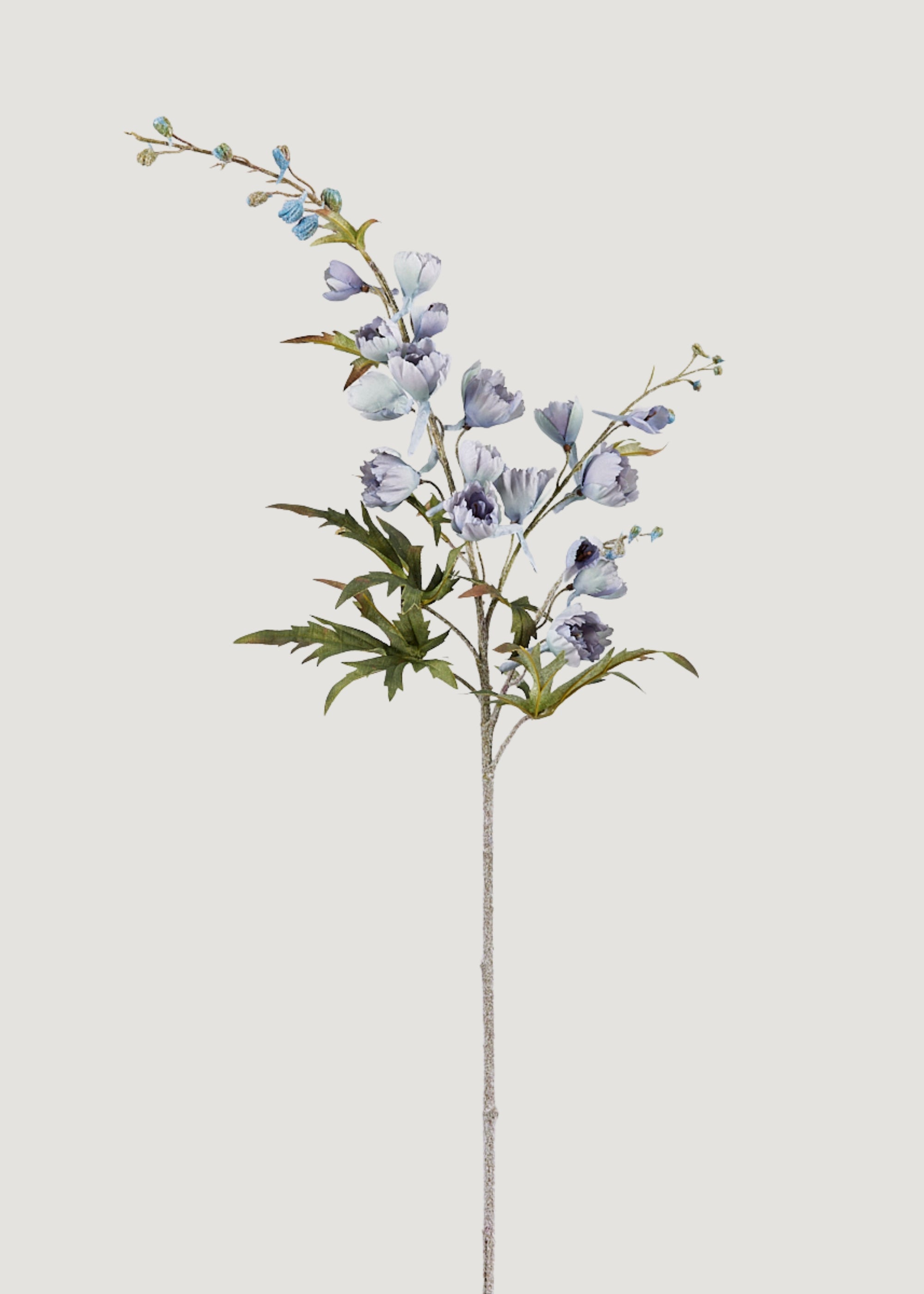 Artificial Soft Blue Delphinium Stem