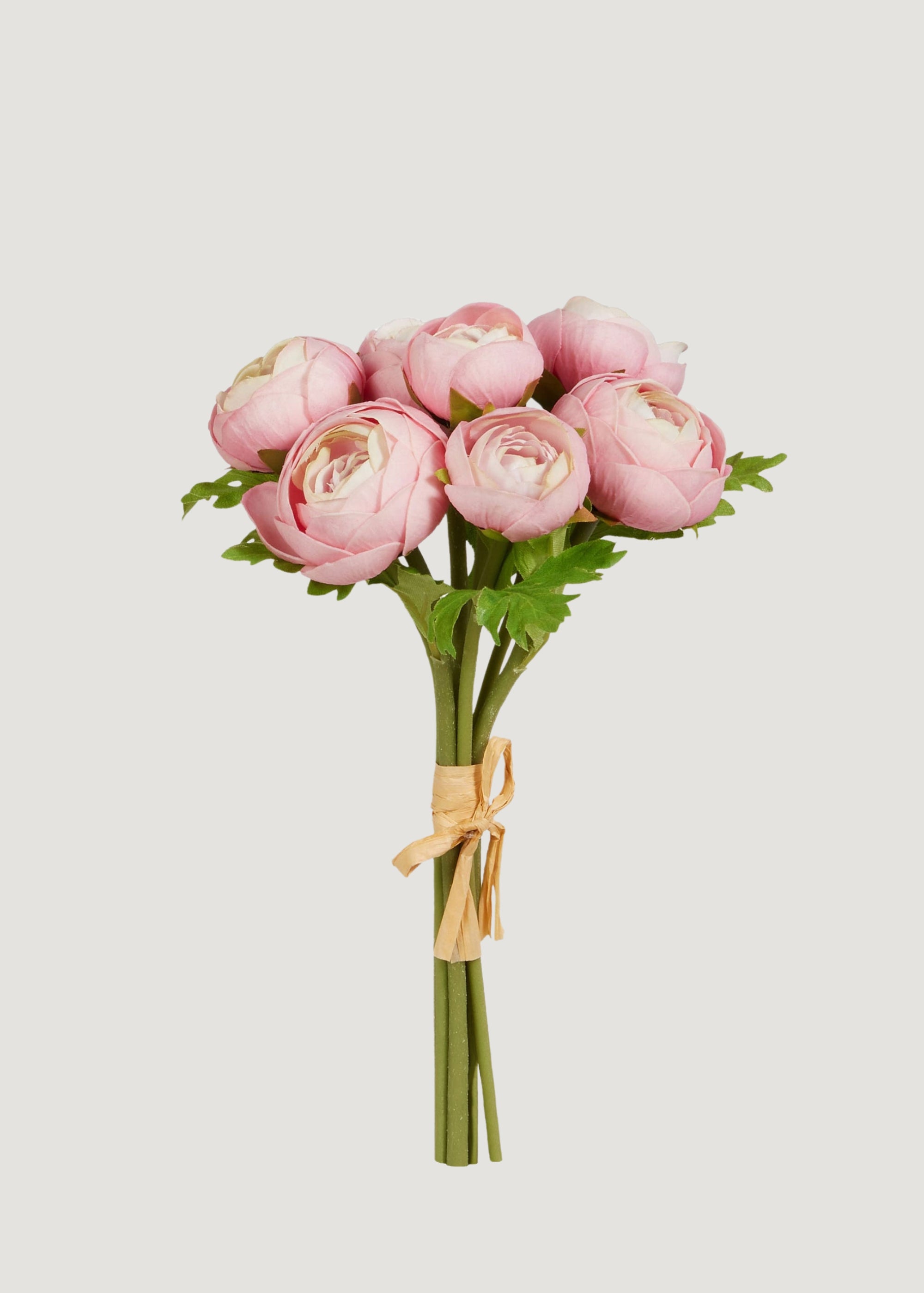 Bundle of 7 Light Pink Soft Touch Ranunculus