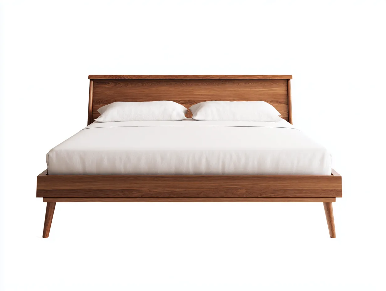 Cama Doble tapizada rosa 200x160x118 cm - cabecero capitoné - base beige-Doralyinterior