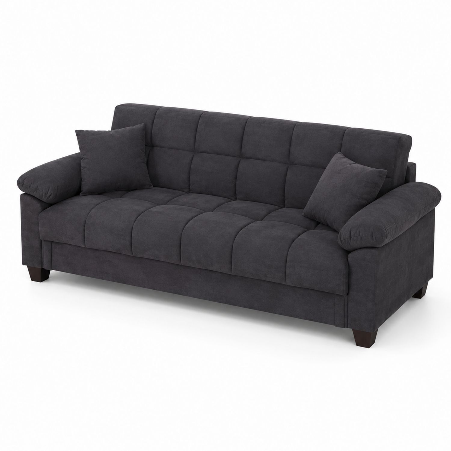 Canapé 3 places en tissu Gris Foncé