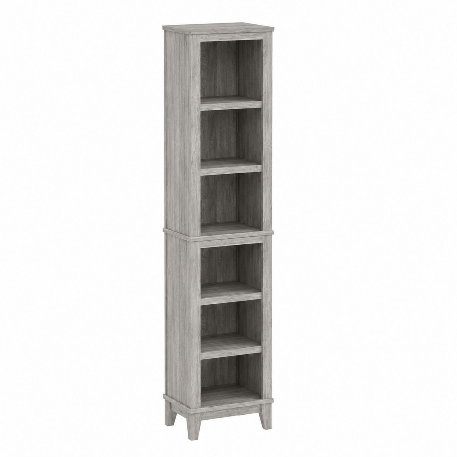 Étagère en bois MDF gris avec 5 niveaux