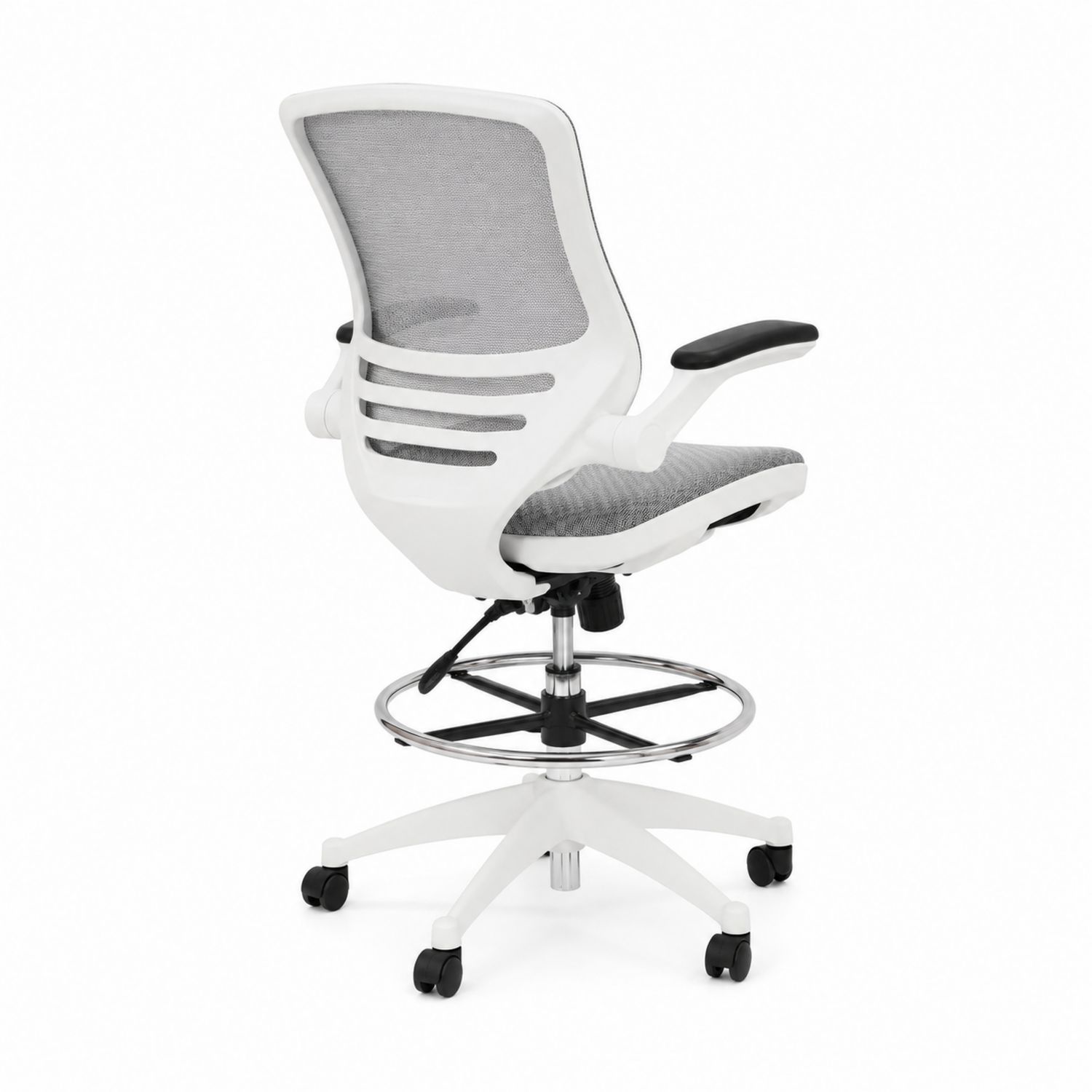 Chaise de bureau en maille avec accoudoirs réglables