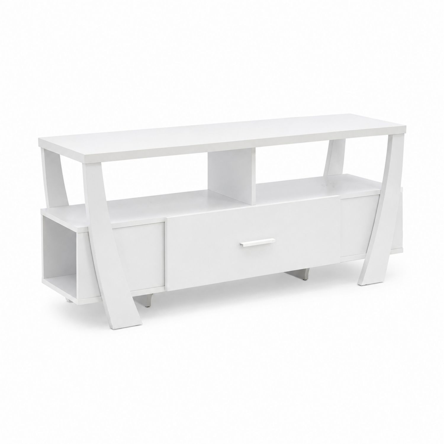TV-Schrank Weiß Holzwerkstoff Lackiert 120 cm