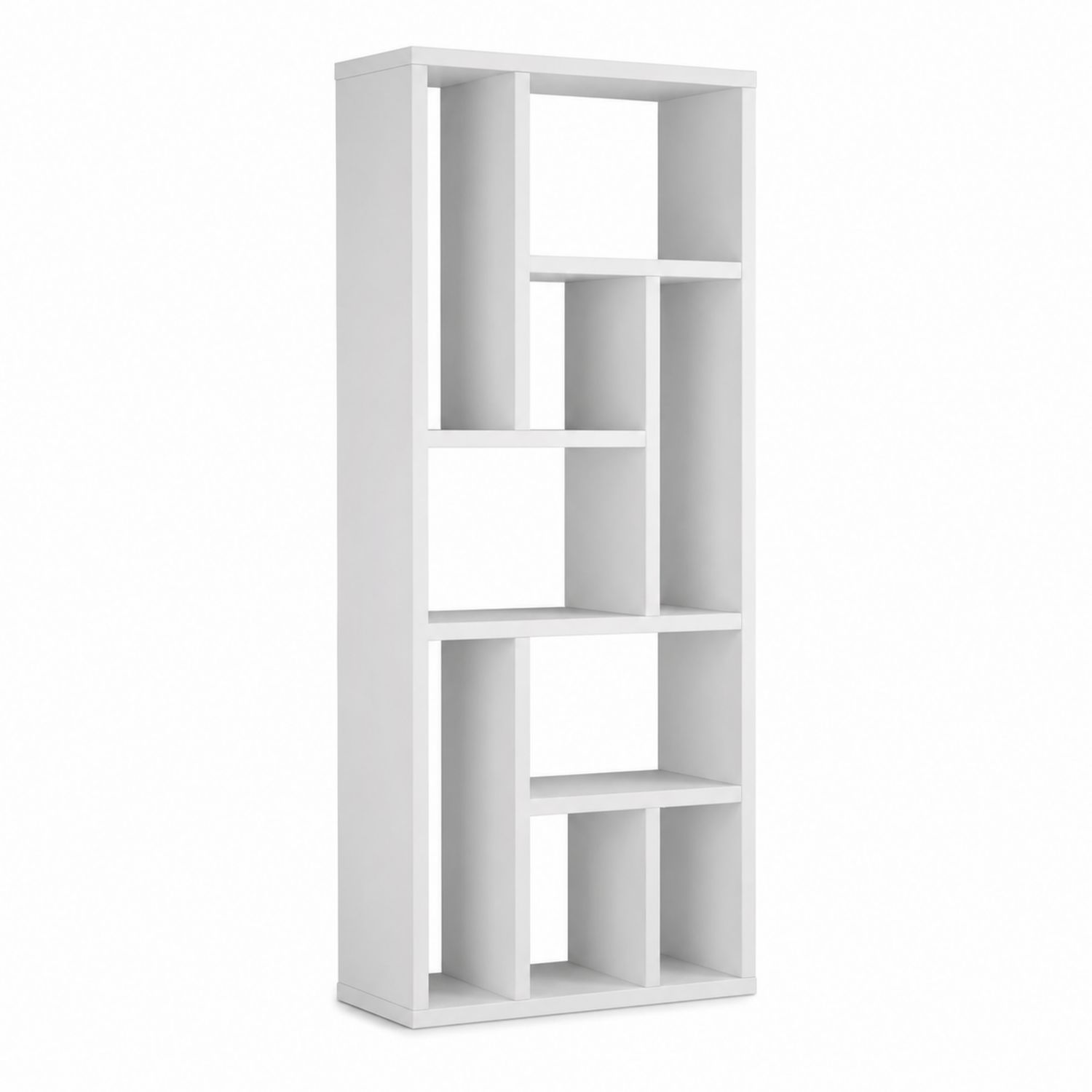 Regal aus MDF Weiß 180x60x30 cm