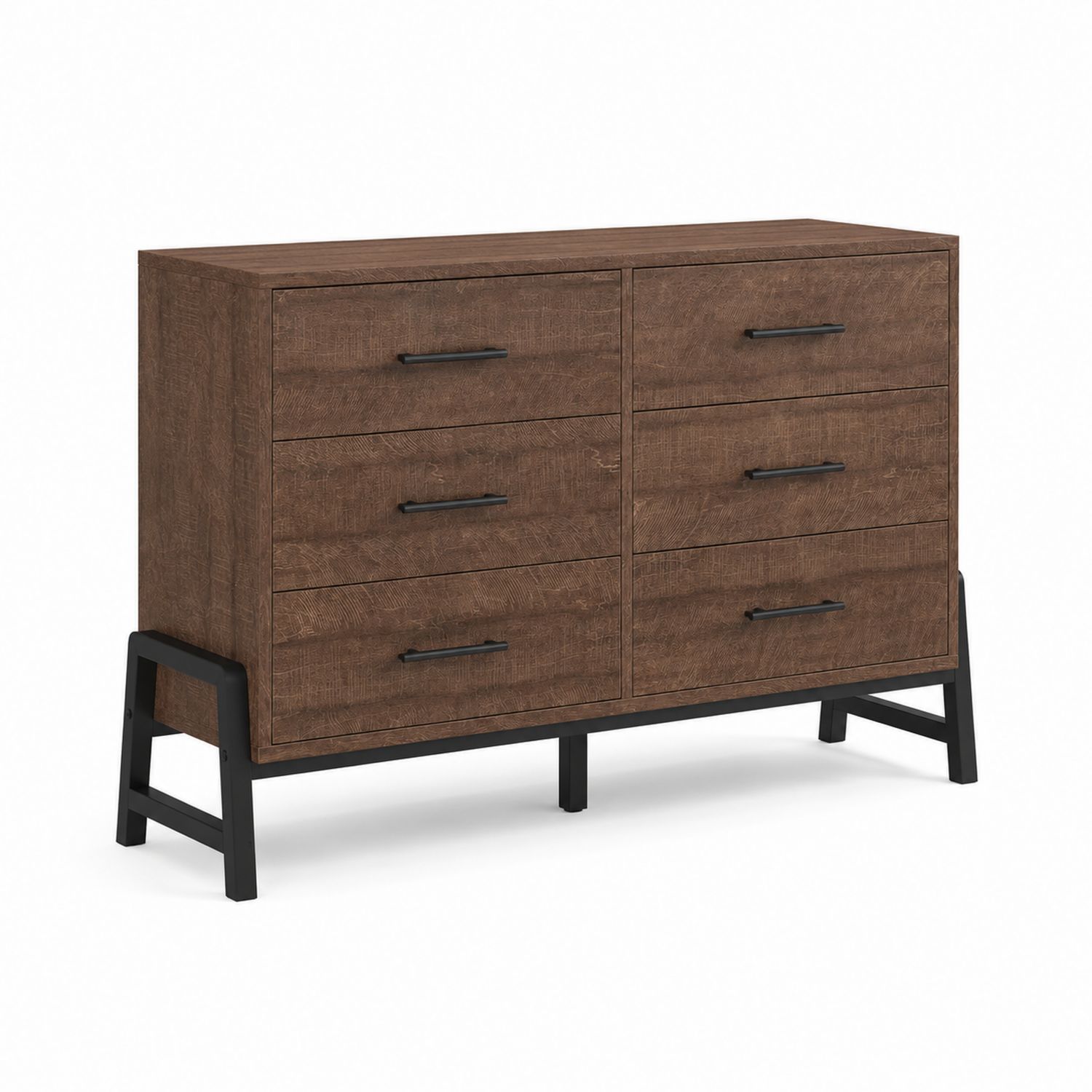 Cassettiera in legno con 6 cassetti