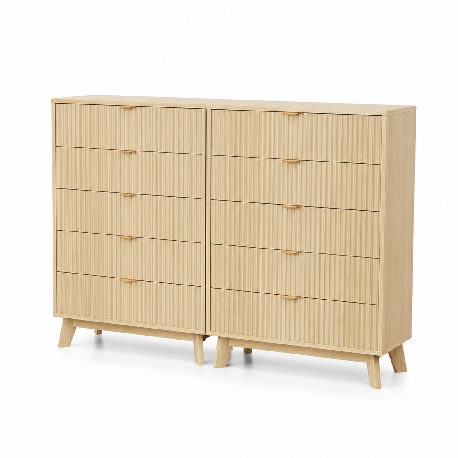 Cassettiera in Legno con 10 Cassetti