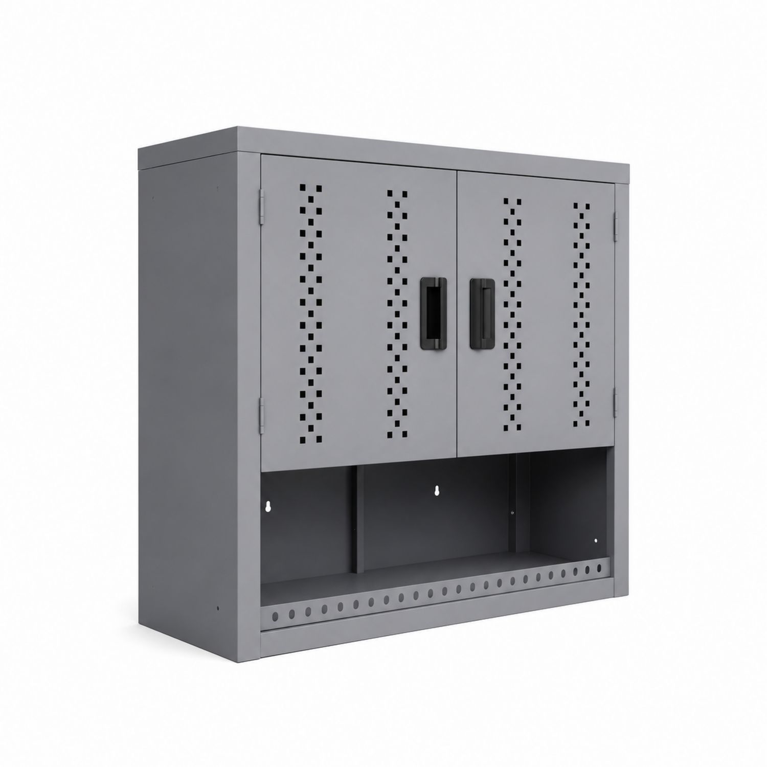 Armadio Metallo con Ante a Battente 80x30x60 cm