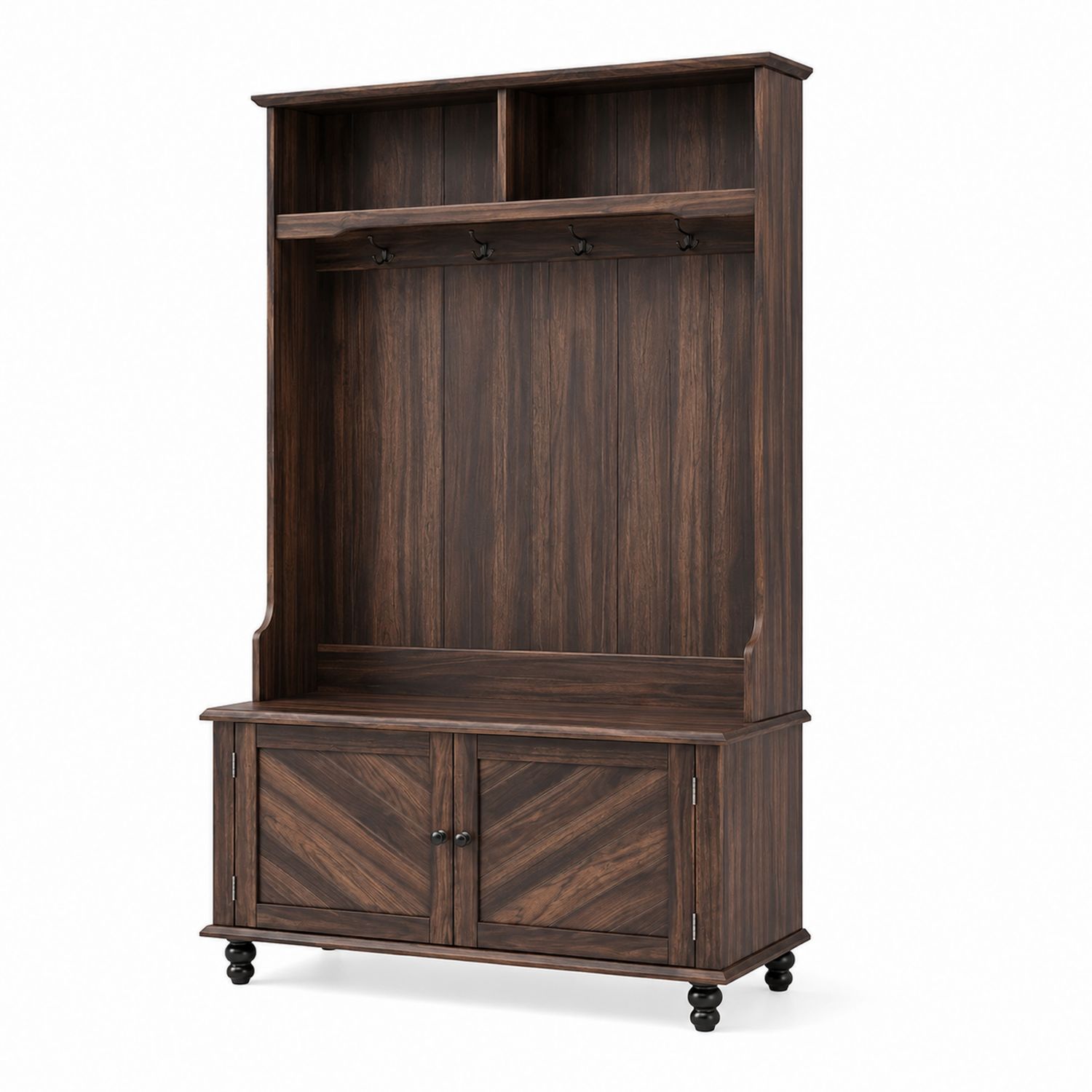 Appendiabiti in Legno MDF Marrone