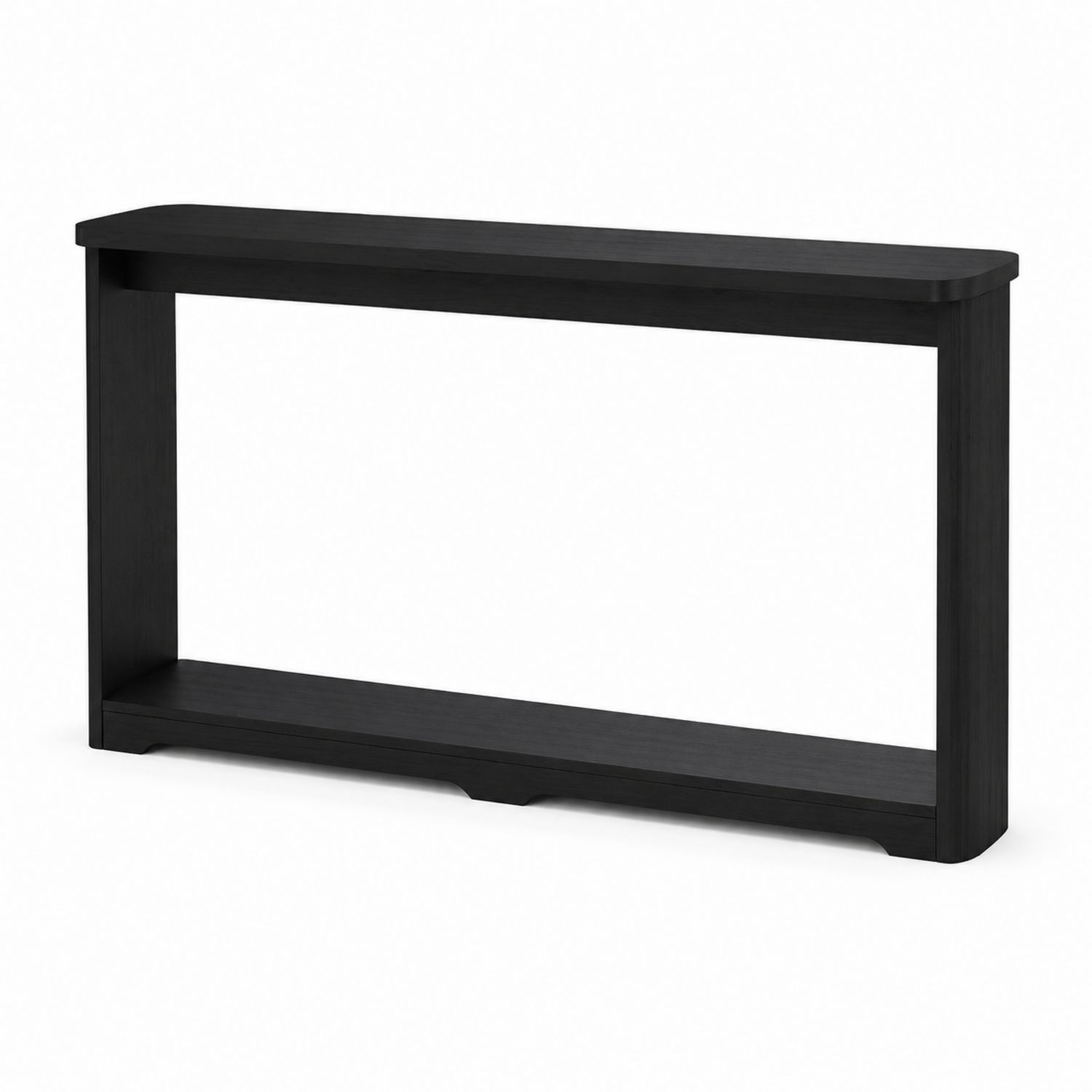 Consolle Rettangolare in MDF Nero 120x30x80 cm