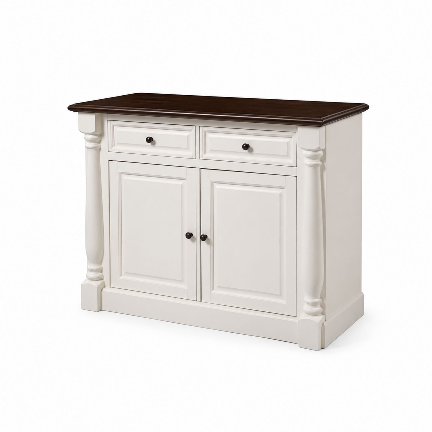 Credenza in legno con 2 ante e 2 cassetti 110x40x90 cm