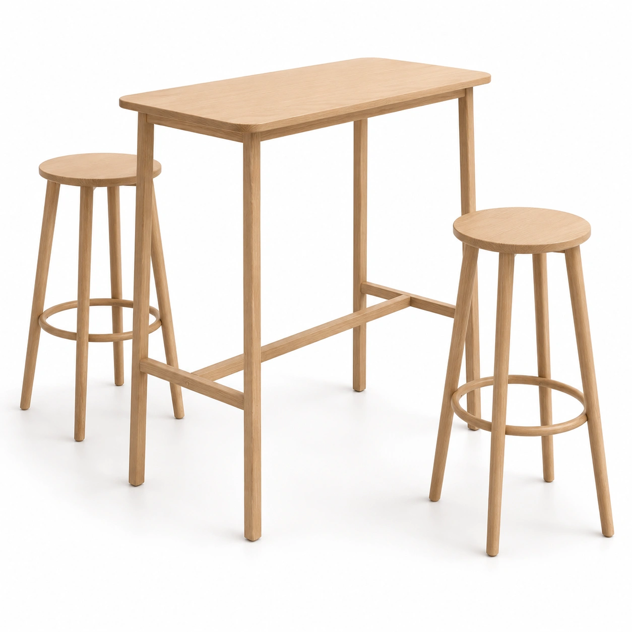 Set de mesa y sillas de bar-woodlyo