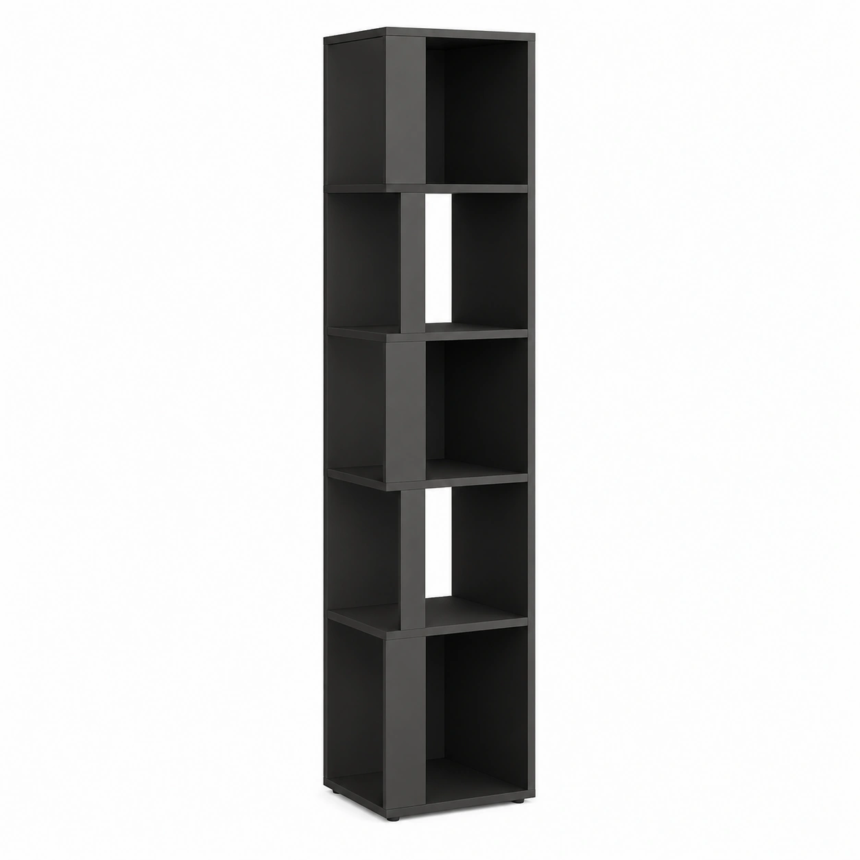 Estanteria vertical abierta de cinco niveles-woodlyo