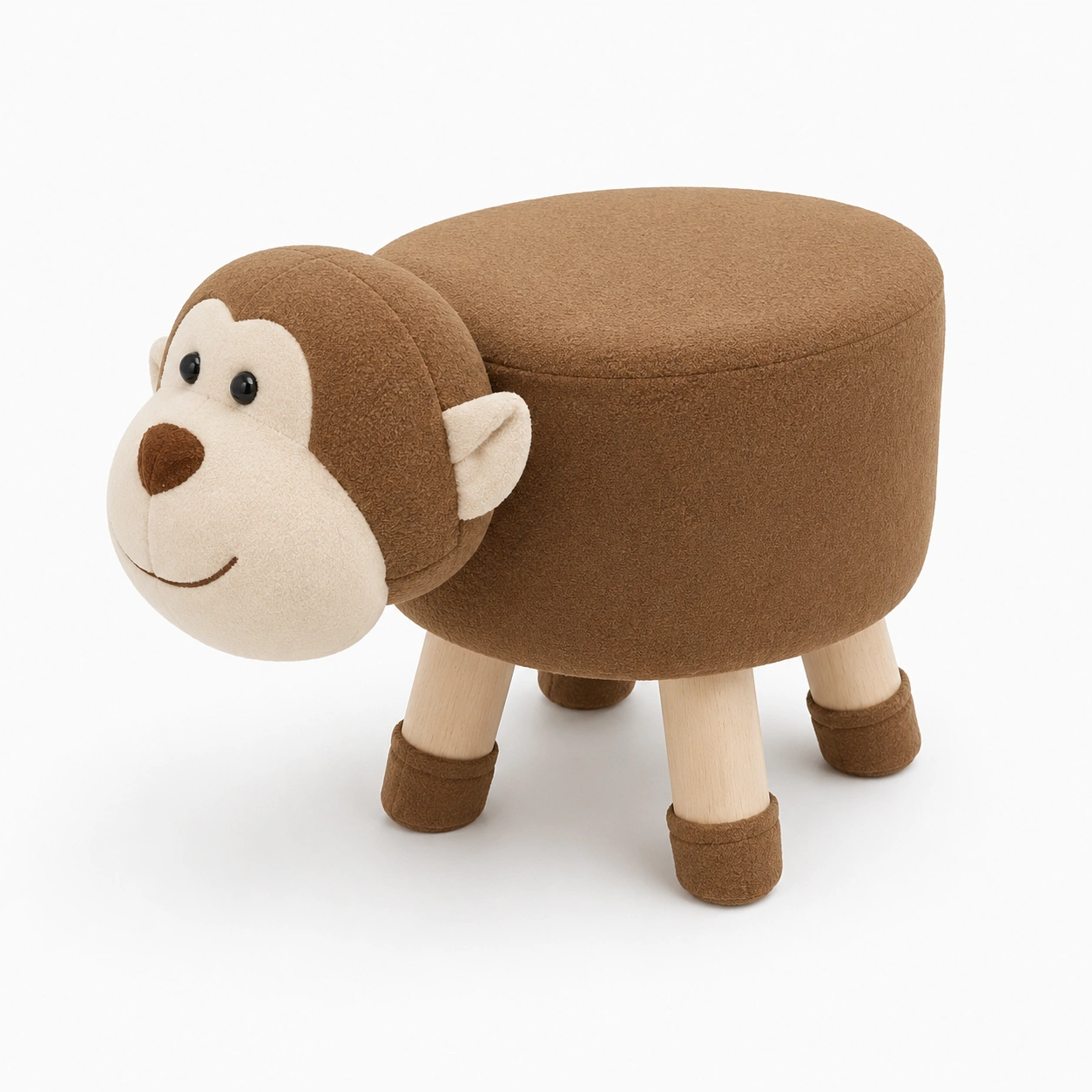 Reposapies con forma de mono-woodlyo