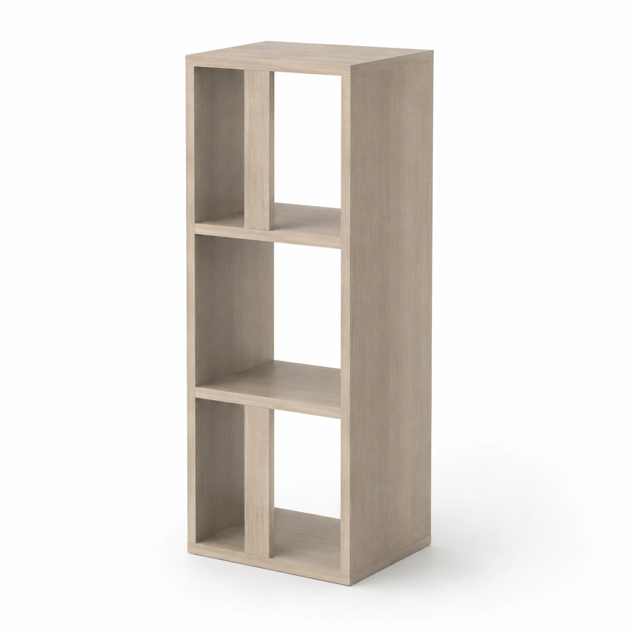 Estanteria abierta de 3 niveles gris claro-woodlyo