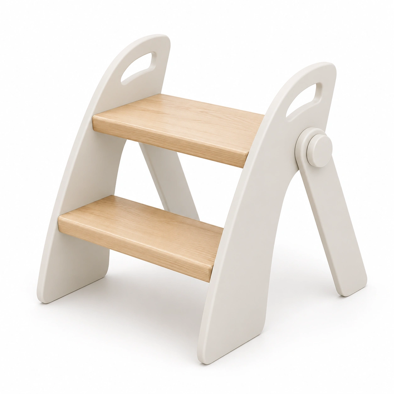 Escalon plegable de plastico y madera-woodlyo