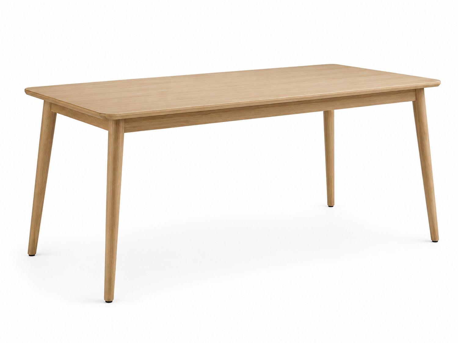 Mesa de comedor de madera de roble macizo