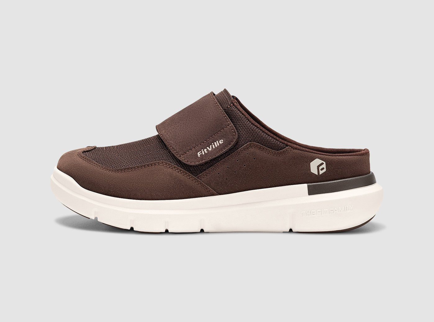 FitVille Men's EasyTop Diabetic Slipper V3 - 25