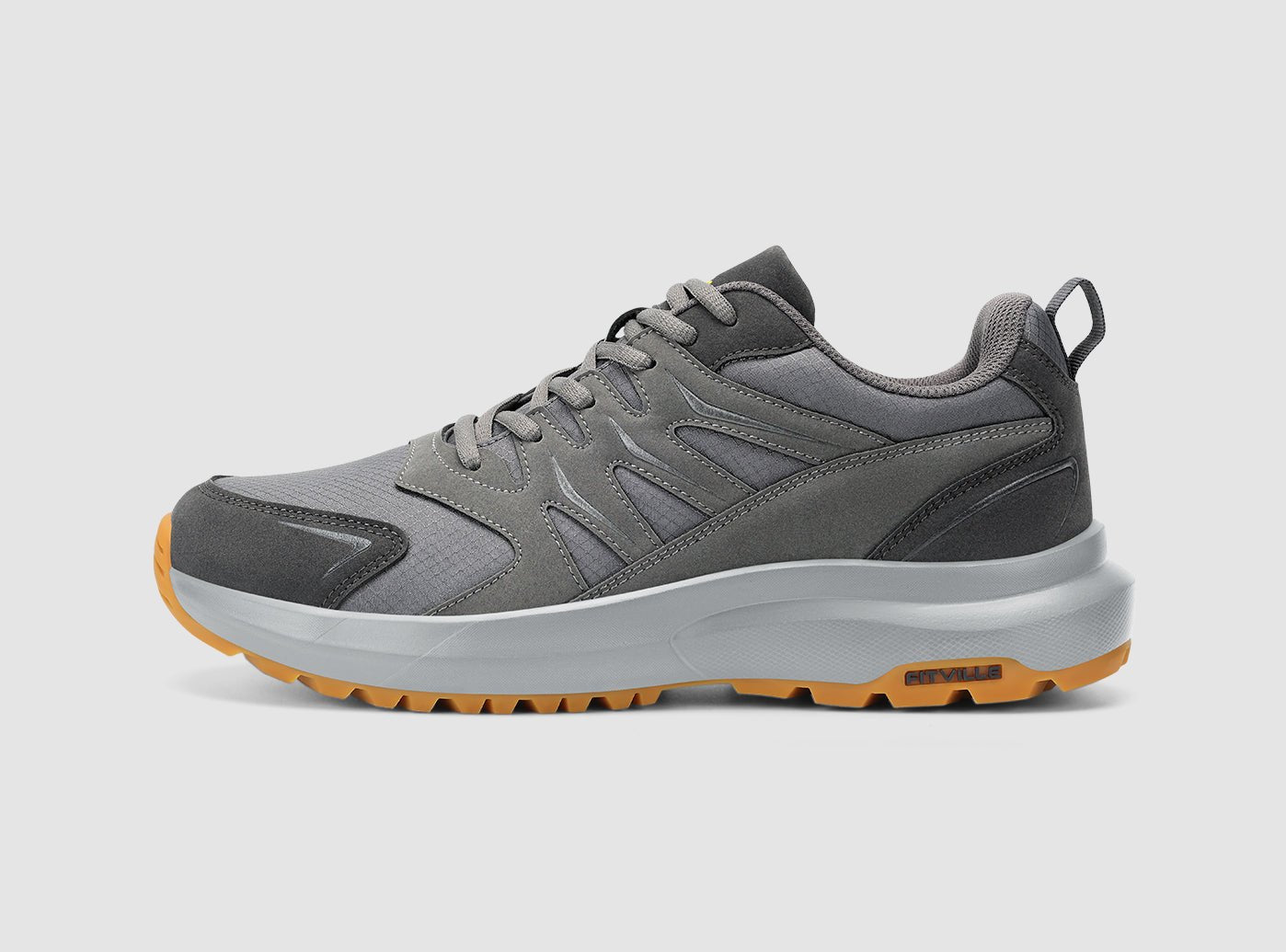 FitVille Men's Low - Top Sturdy Core Hiking Shoes V4 - 19