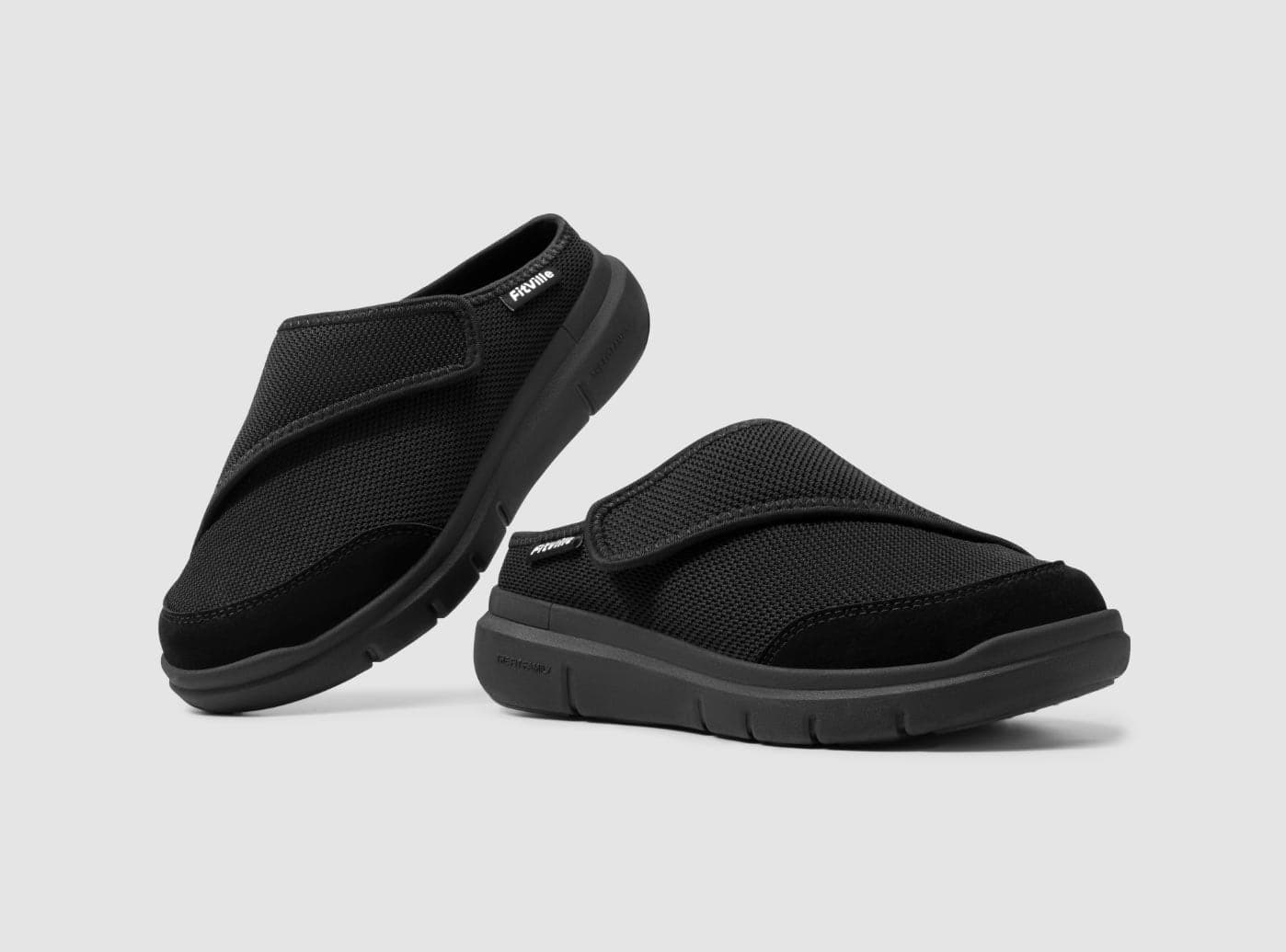 FitVille Women's EasyTop Diabetic Slipper V5 - 22
