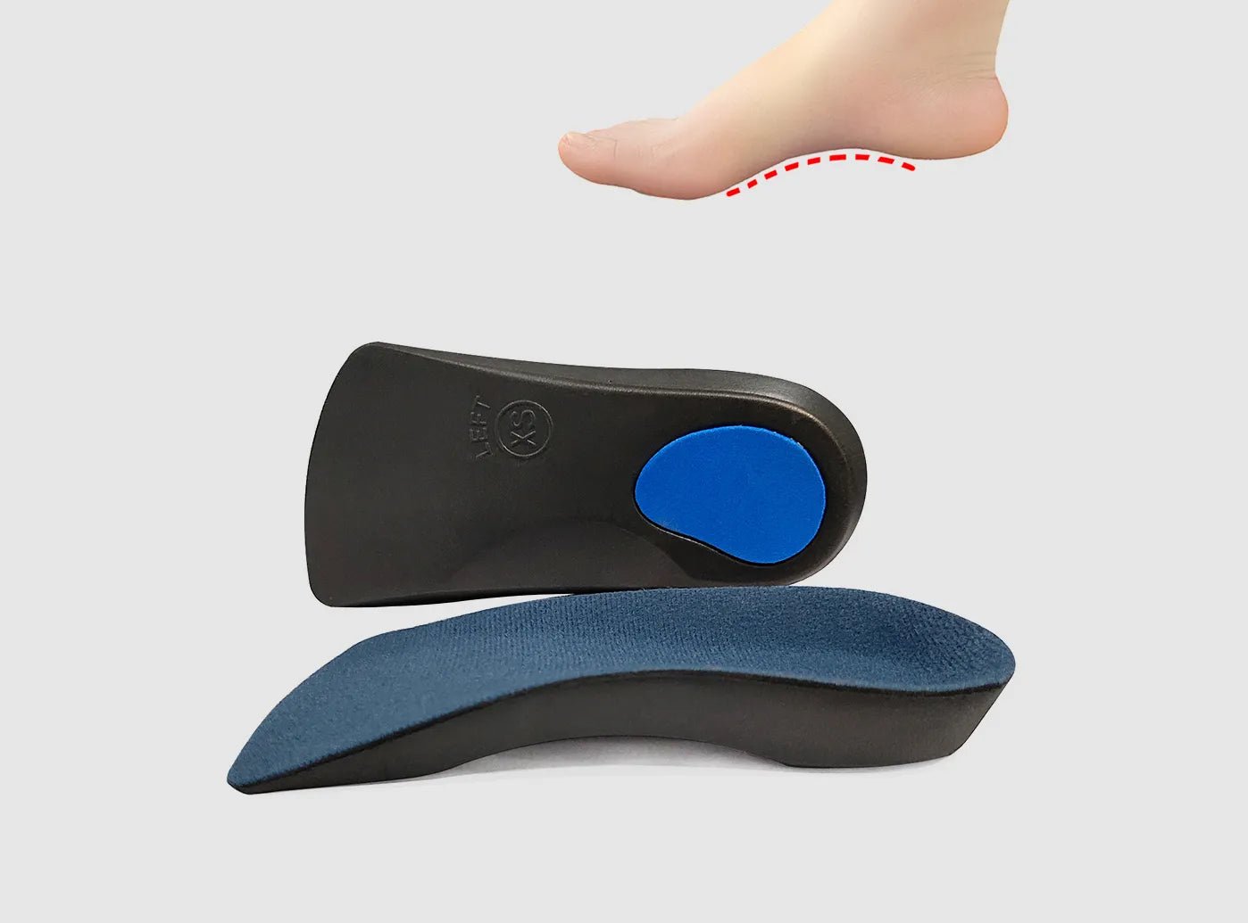FitVille Arch Support Half Insoles V2 - 2