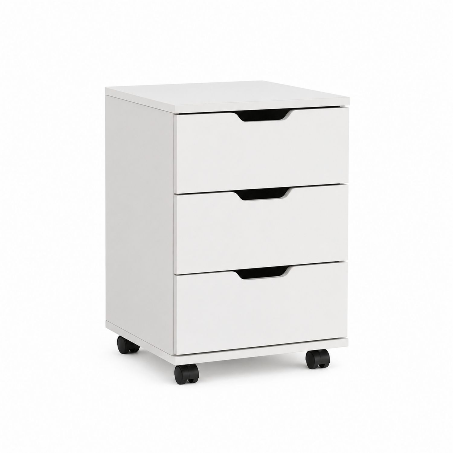 Archivador con ruedas 3 cajones blanco-luntrivaria