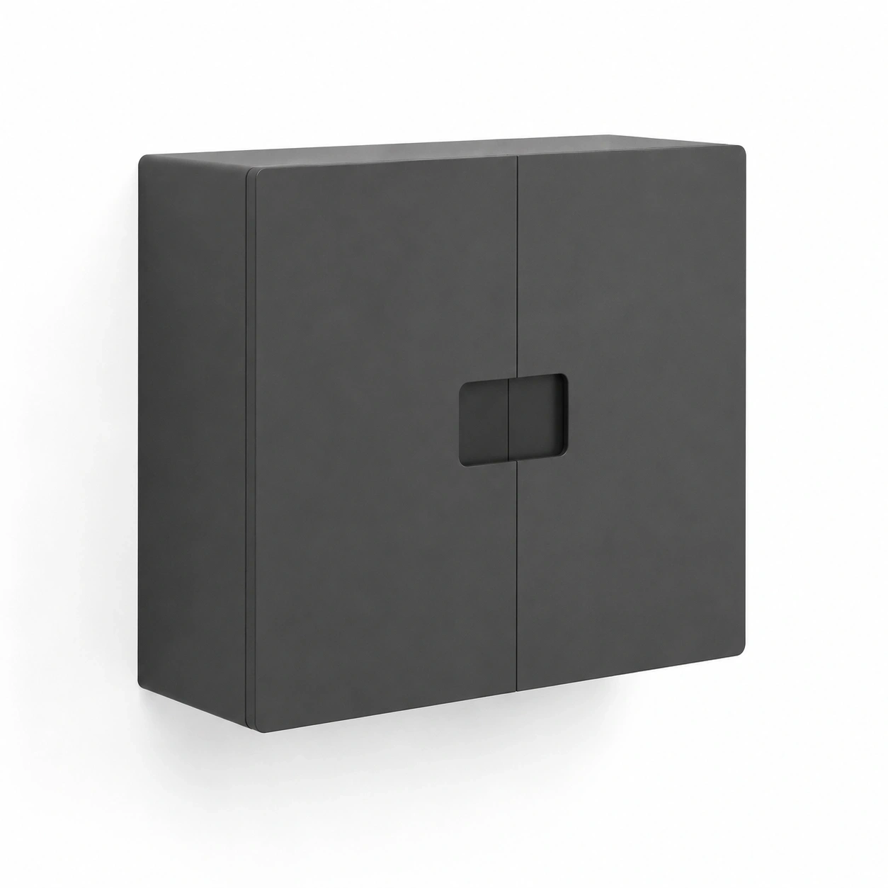 Armario mural de 2 puertas color negro-AlveronHome