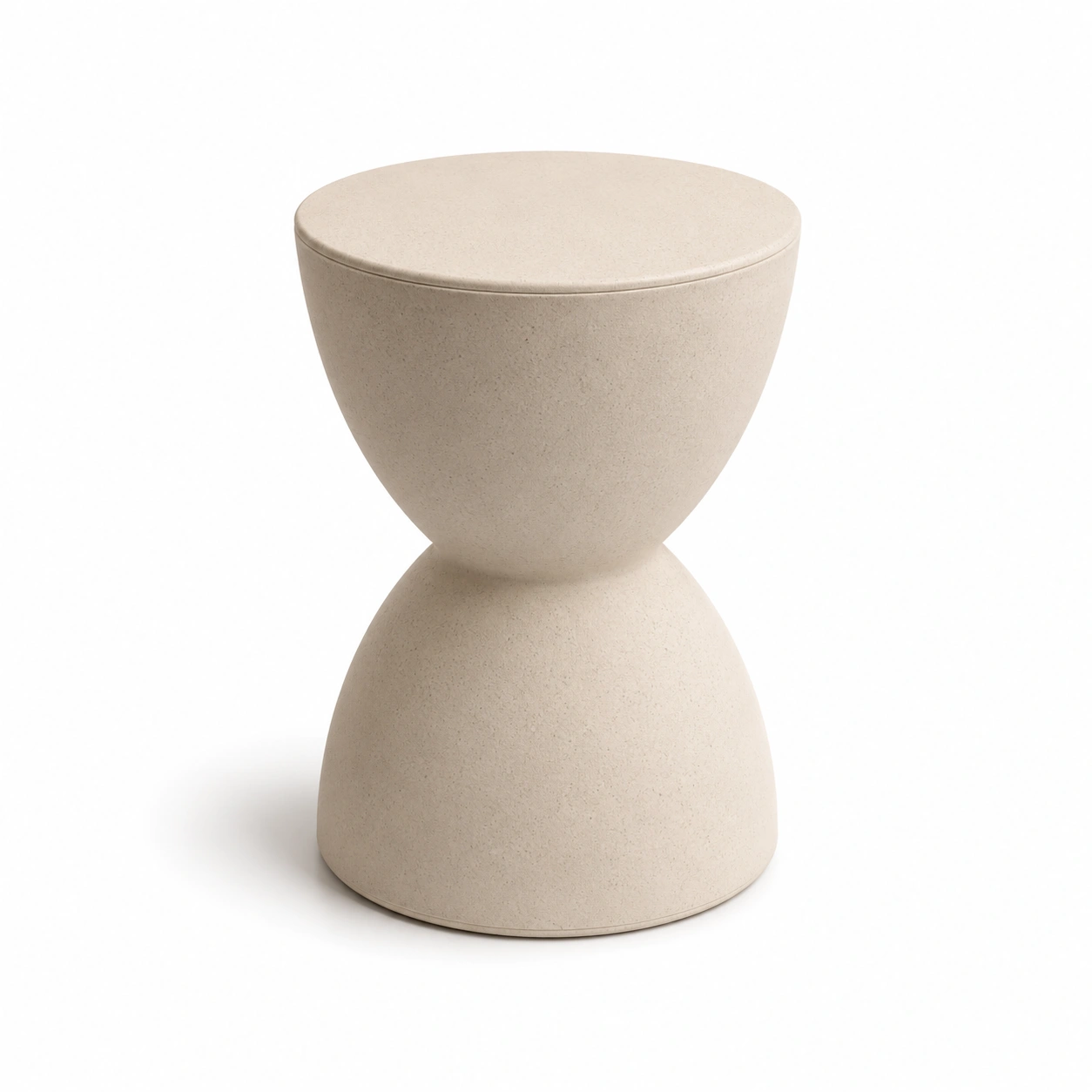 Mesa lateral con forma de reloj de arena-AlveronHome