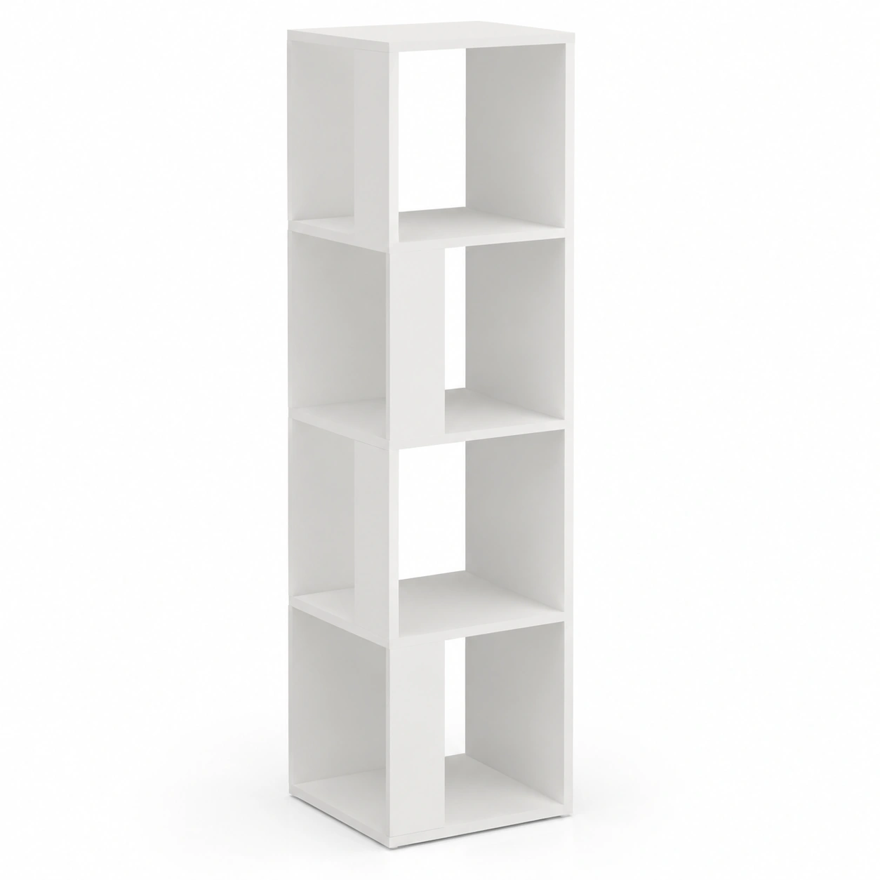 Estanteria Blanca de 8 Compartimentos-AlveronHome