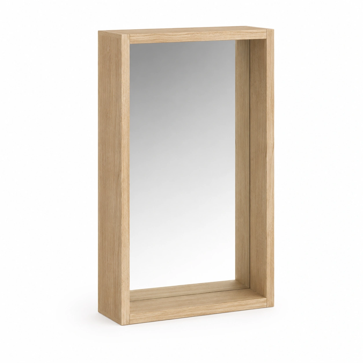 Estanteria abierta rectangular acabado roble claro-AlveronHome