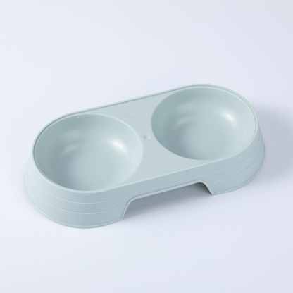 Plastikowa podwójna miska dla zwierząt